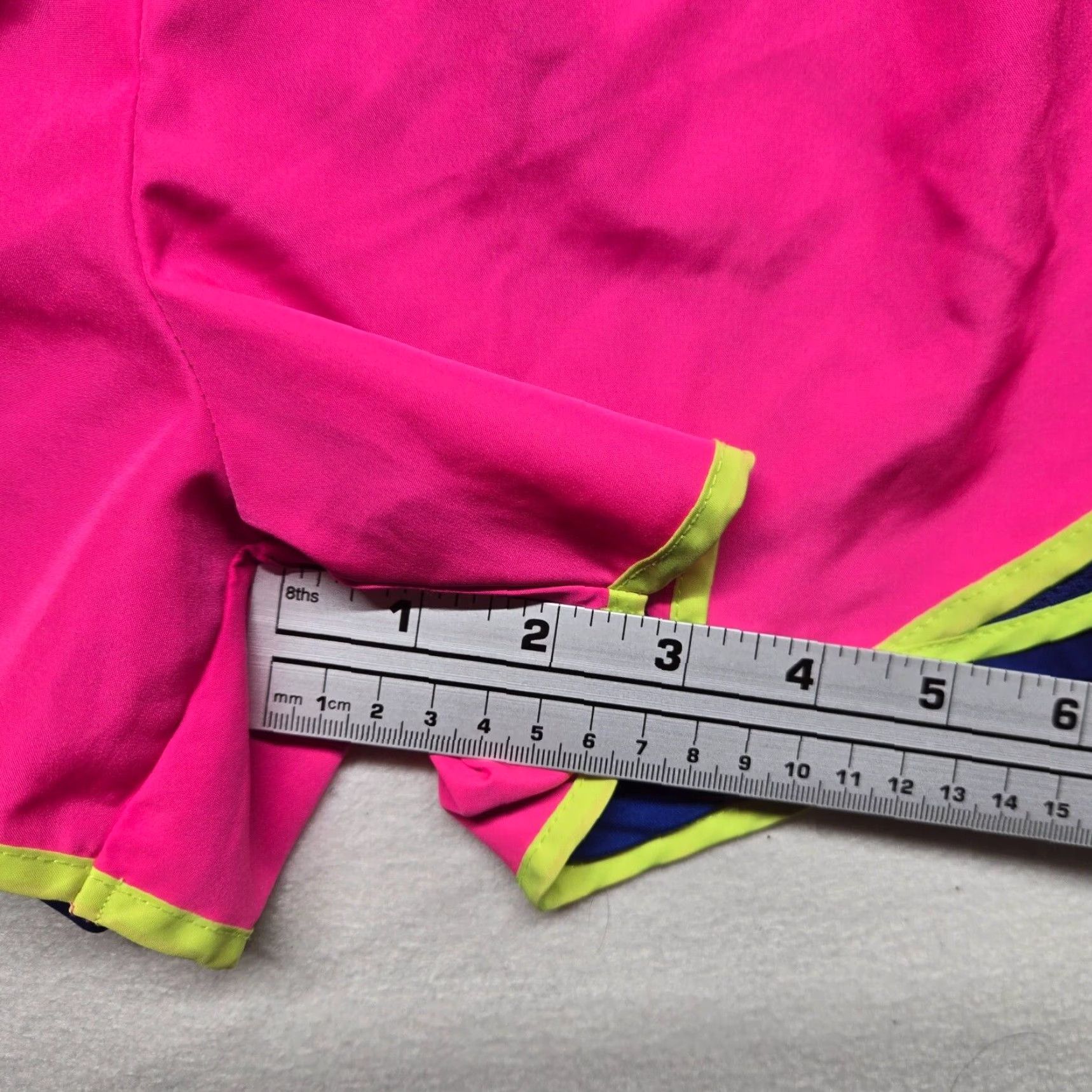 Vintage RBX Running Shorts Pink Elastic Adult Women's Size L Large Size 36" / US 14 / IT 50 - 6 Thumbnail