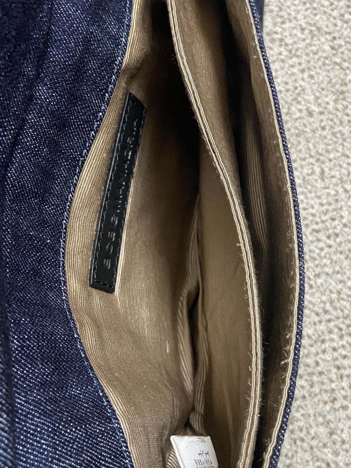 BCBGeneration × Bcbgmaxazria BCBGMaxAzria Denim Studded Clutch Bag Size ONE SIZE - 11 Thumbnail