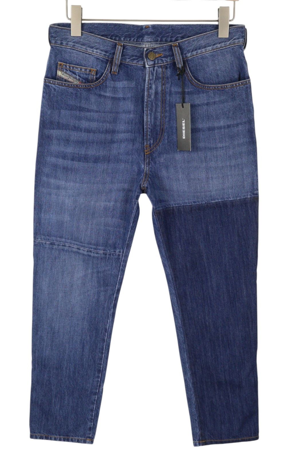 Diesel D-WALLIS 085AR W30 Blue Faded Slim Zipped Jeans 89143 Size US 30 / EU 46 - 1 Thumbnail