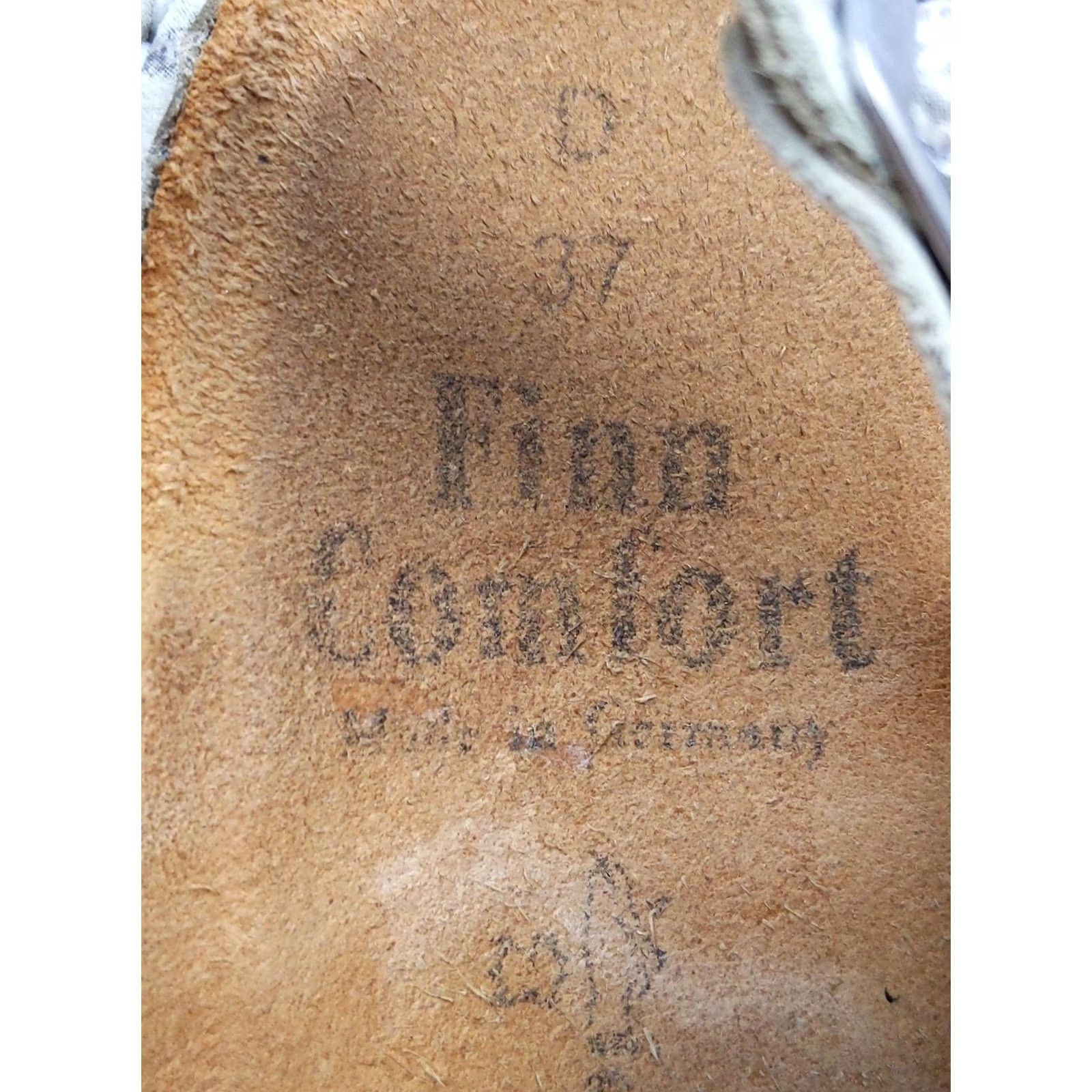 Vintage Finn Comfort Sandals Womens Size 6.5 37 White Leather Strappy Wedge Comfort Size US 7 / IT 37 - 3 Thumbnail