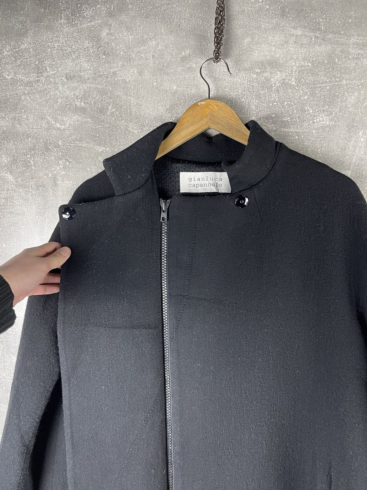 Other Gianluca Capannolo Minimalist Wool Blend Oversized Coat Size M / US 6-8 / IT 42-44 - 9 Thumbnail