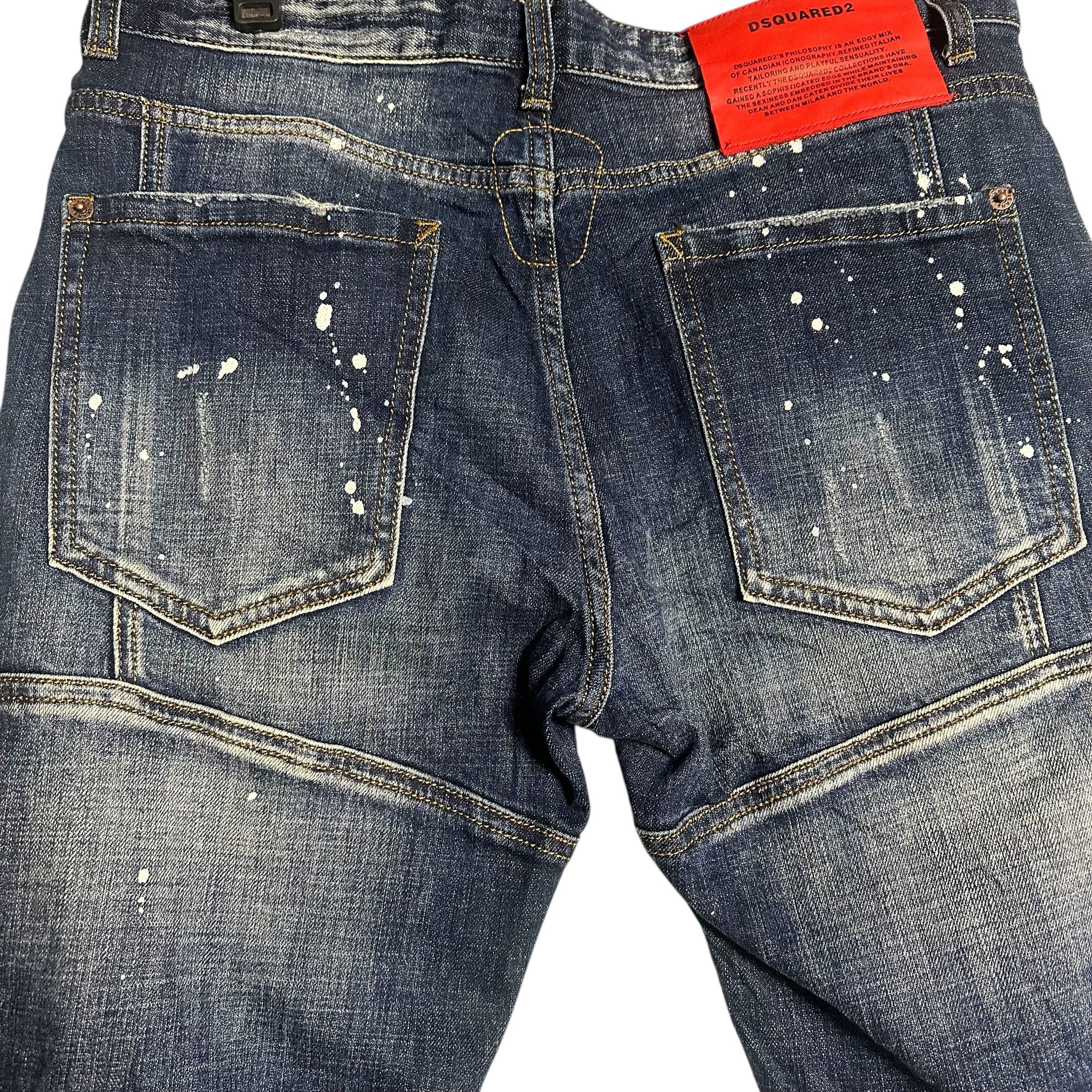 Dsquared2 🔥RARE🔥DsQuared2 Ripped and Painted Skinny Jeans Size US 34 / EU 50 - 6 Thumbnail