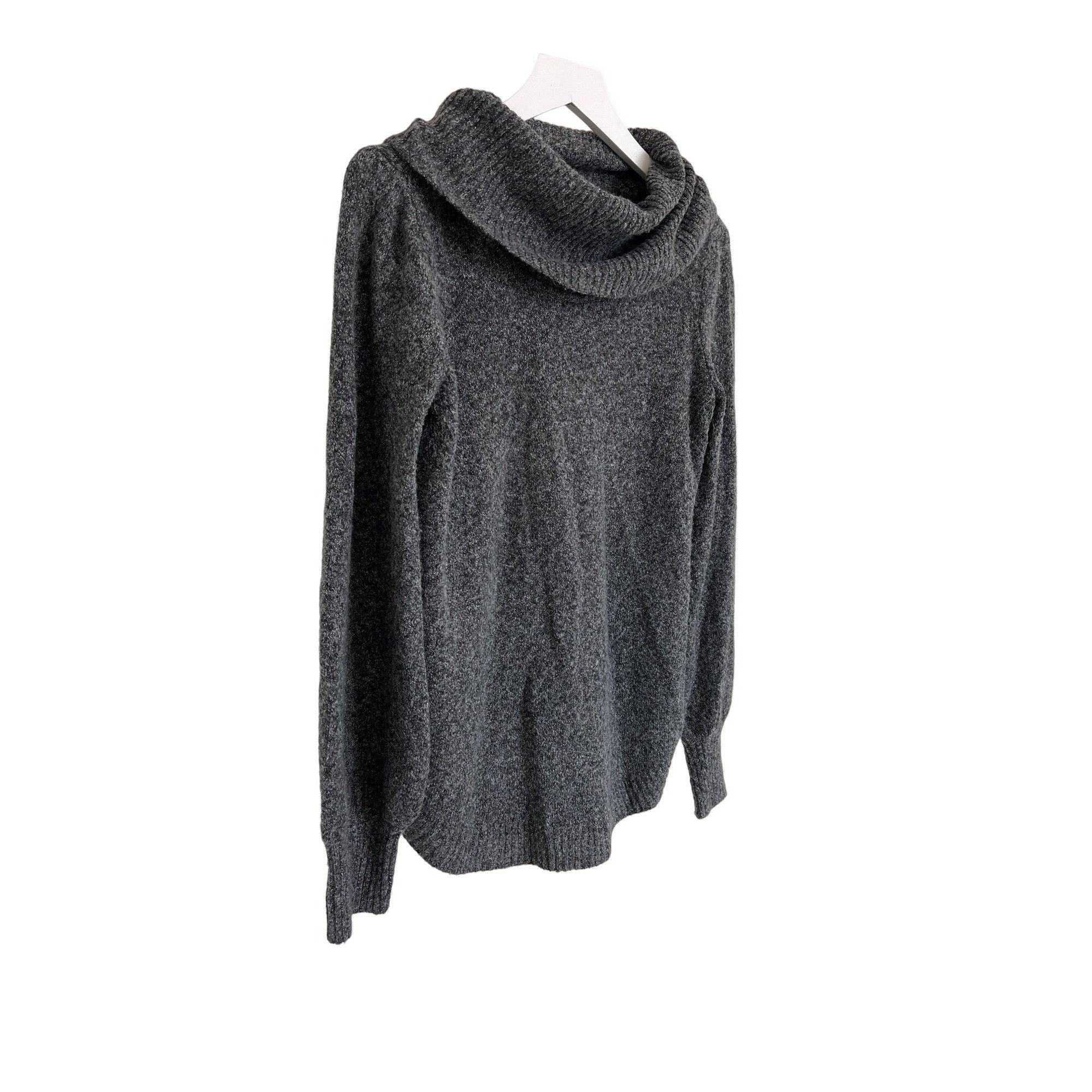 Other Tahari Charcoal Cowl Neck Tunic Size XS / US 0-2 / IT 36-38 - 2 Thumbnail