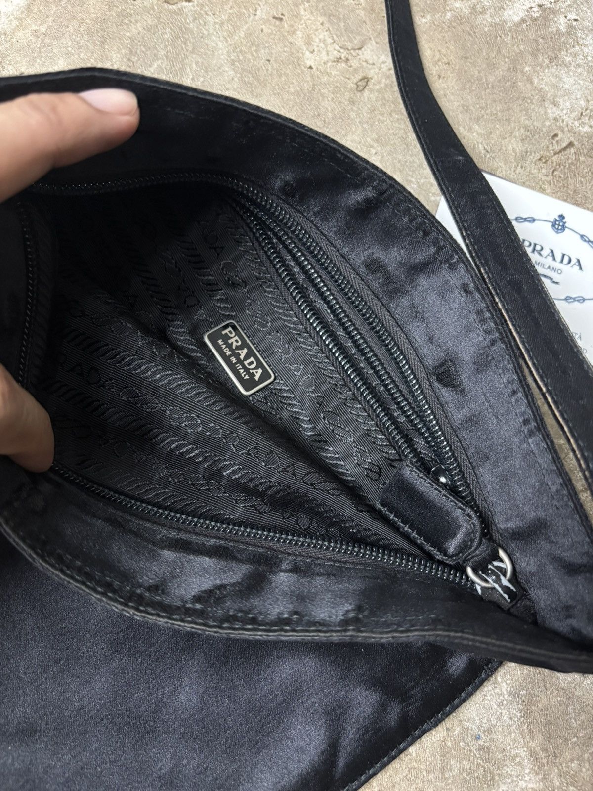 Prada Prada Satin Crossbody Bag Size ONE SIZE - 8 Thumbnail