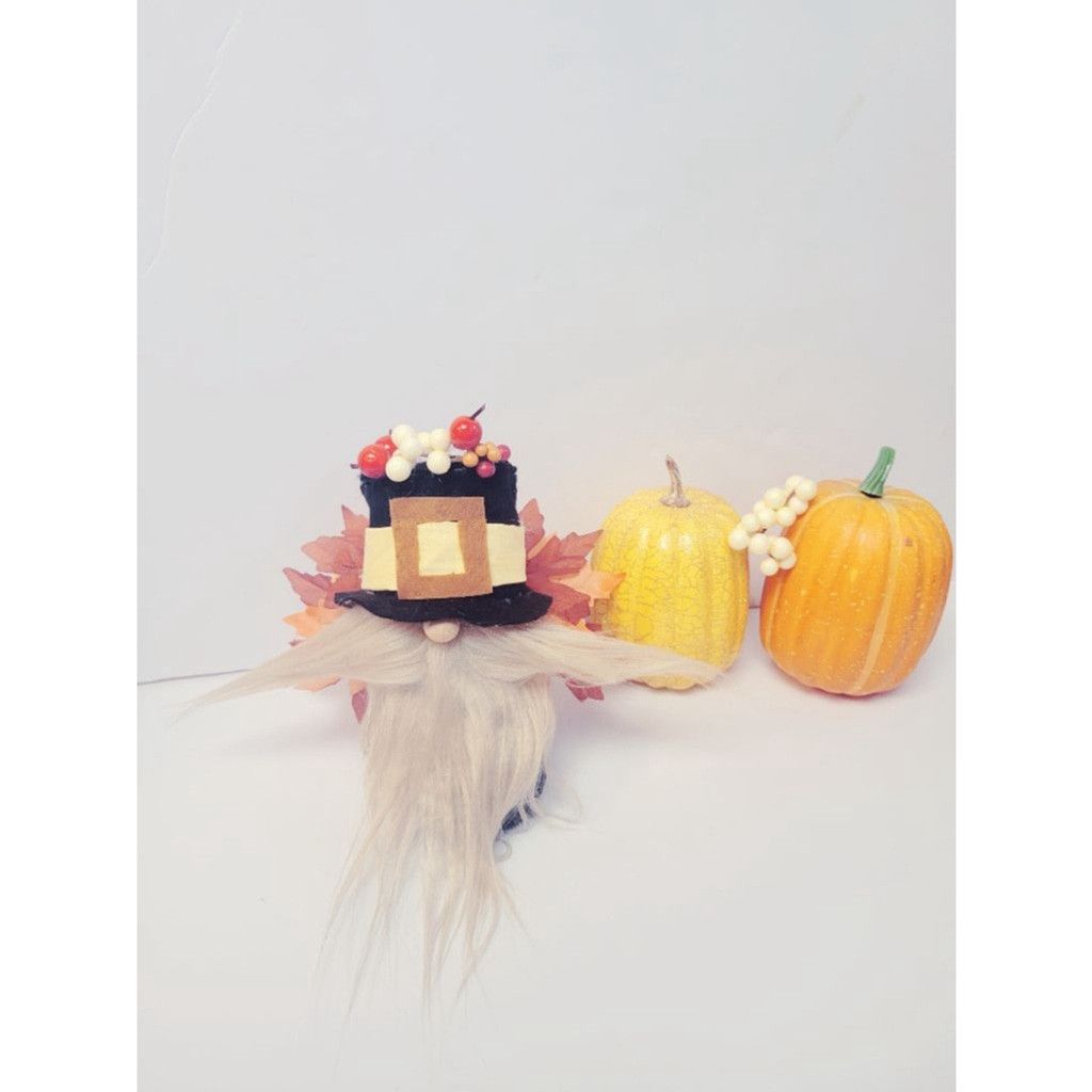 Handmade Fall Autumn Turkey Thanksgiving Gnome Home Decor Size ONE SIZE - 3 Thumbnail