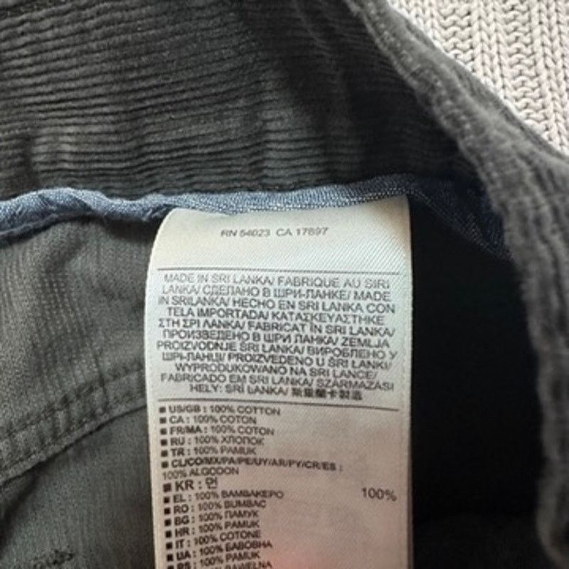 Banana Republic Banana Republic gray pima cotton corduroy pants size 35 Size US 35 - 5 Thumbnail