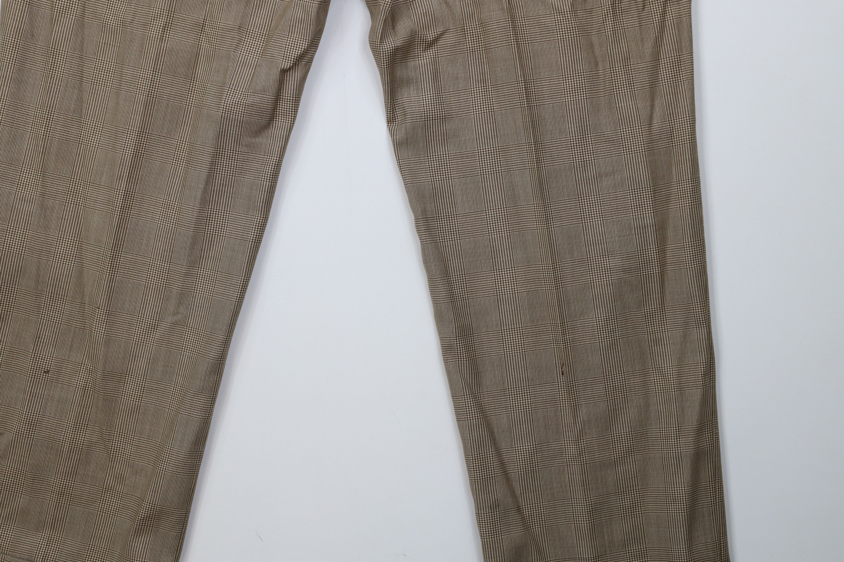 Ralph Lauren Vintage 90s Ralph Lauren Houndstooth Wide Leg Chino Pants Size US 36 / EU 52 - 13 Thumbnail