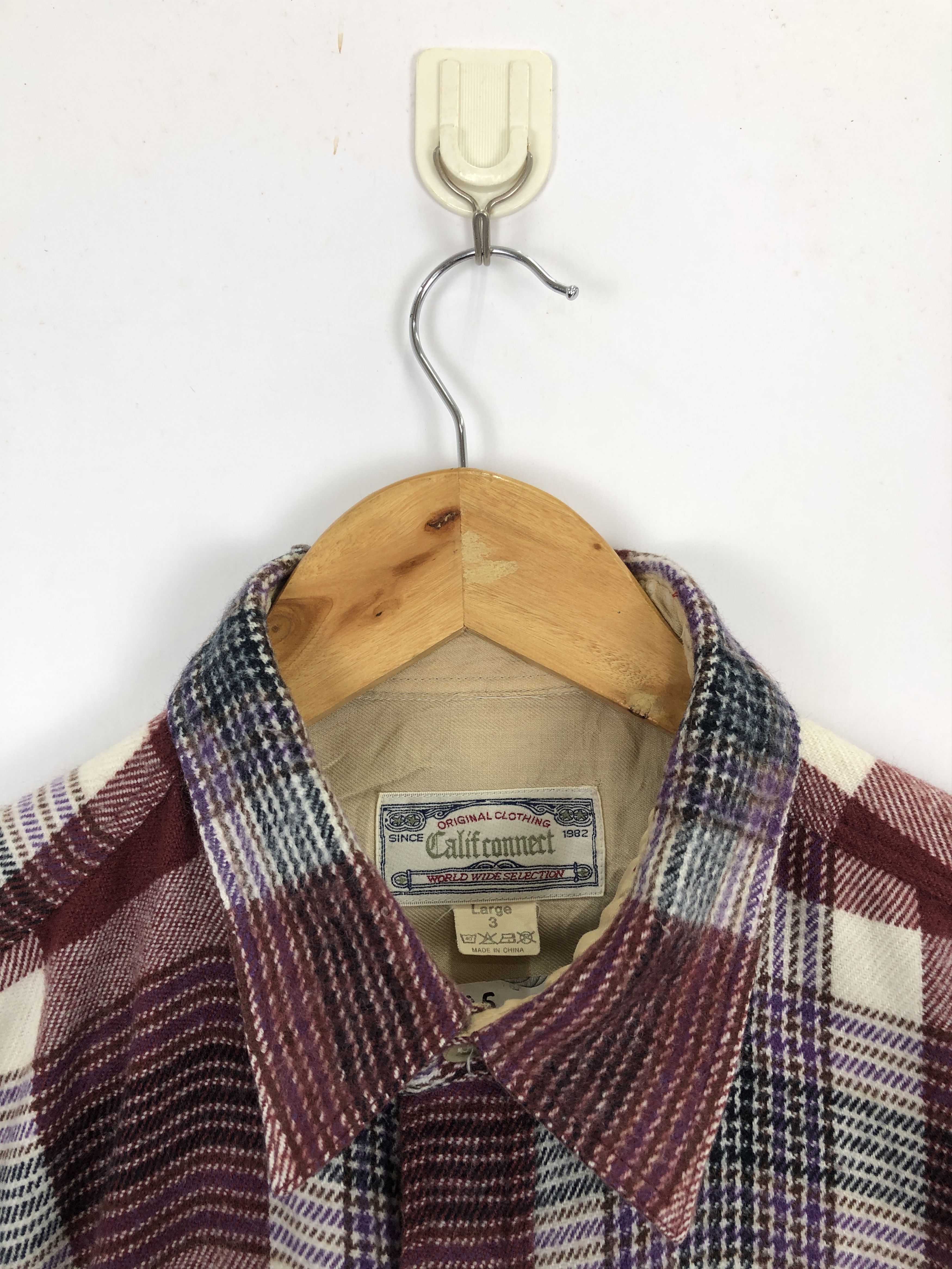 Japanese Brand Vintage 80s Japanese Brand Multi Pocket Button Up Flannel Size US L / EU 52-54 / 3 - 8 Thumbnail