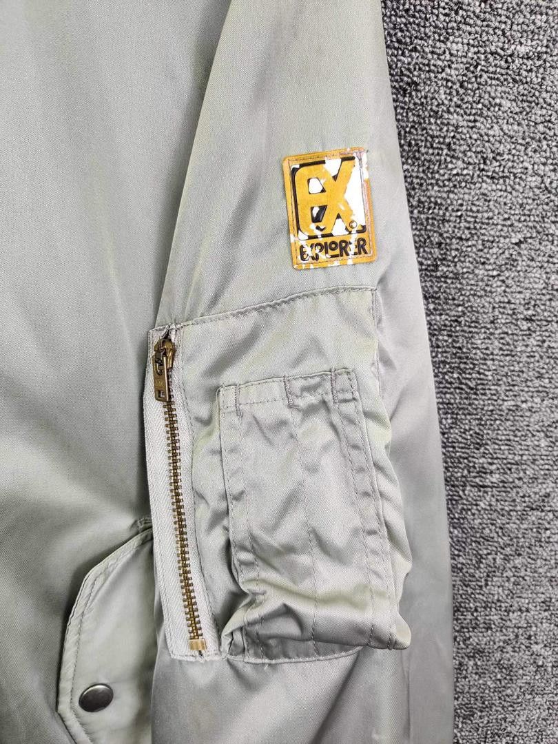Japanese Brand Vintage Kushitani Motor Cycling Explorer Bomber Jacket Size US L / EU 52-54 / 3 - 8 Thumbnail