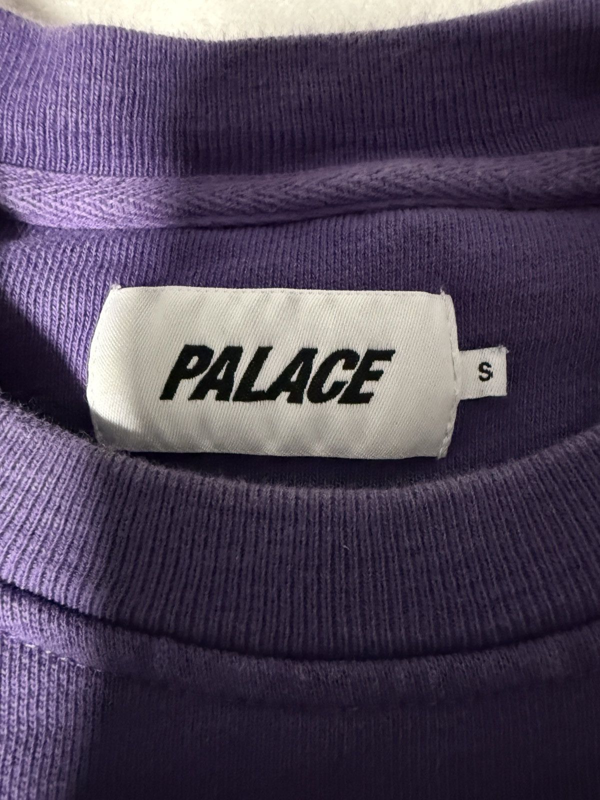 Palace Palace Slub Crewneck (Purple) [FW21] Size US S / EU 44-46 / 1 - 4 Thumbnail