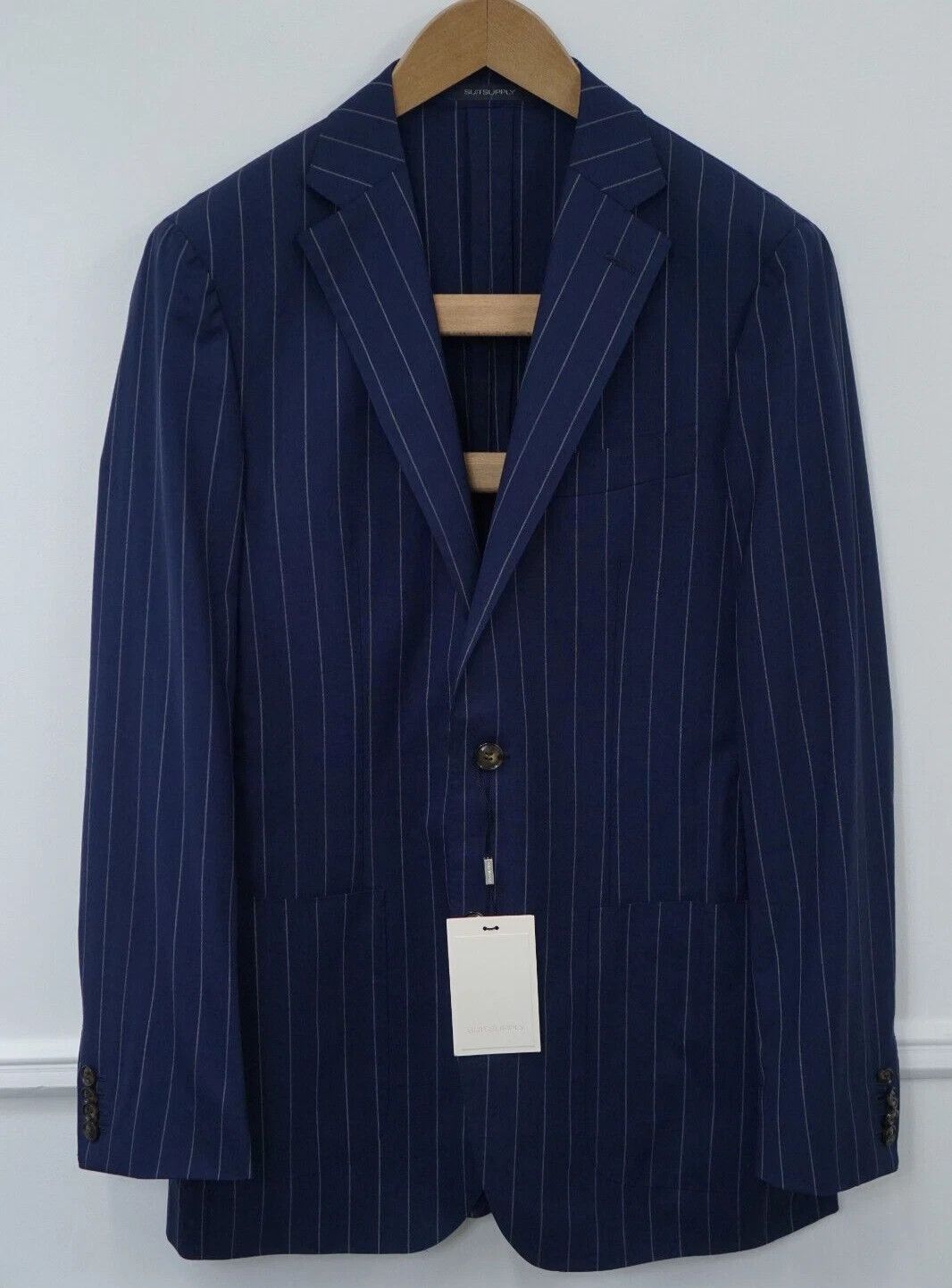 Suitsupply Men Suitsupply Blazer Havana Patch Unlined Traveller US40L Size 40L - 1 Thumbnail