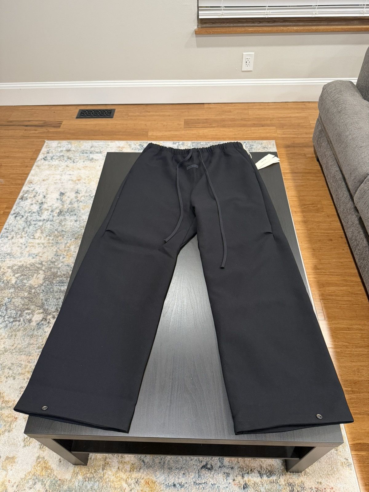 Fear of God Bonded Canvas Work Pant 'Jet Black' Size Large