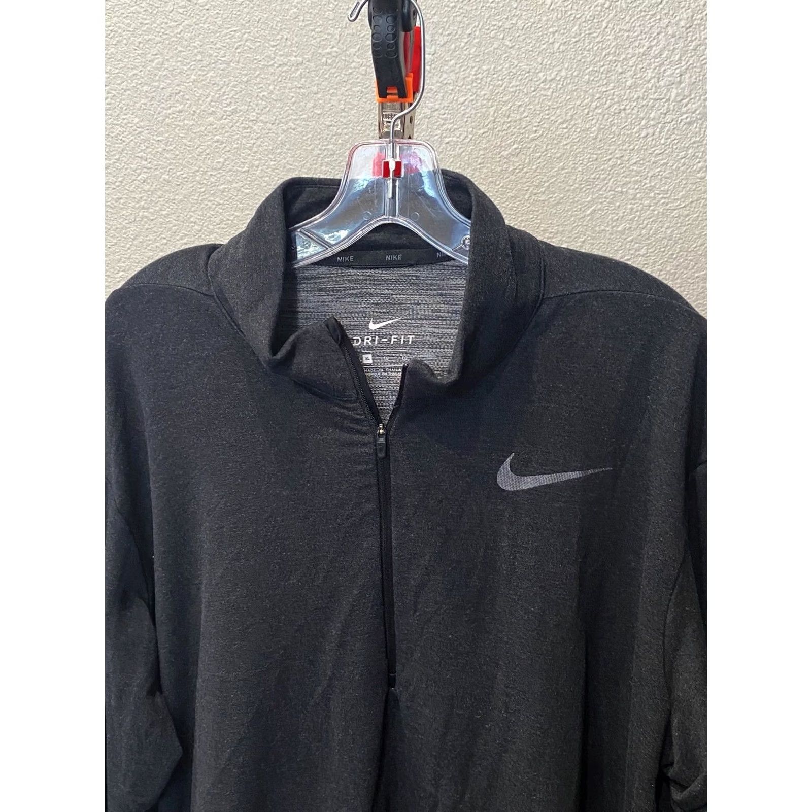 Nike Nike Gray Stretch Zippered SWEATER XL Extra Large Mens Size US XL / EU 56 / 4 - 2 Thumbnail
