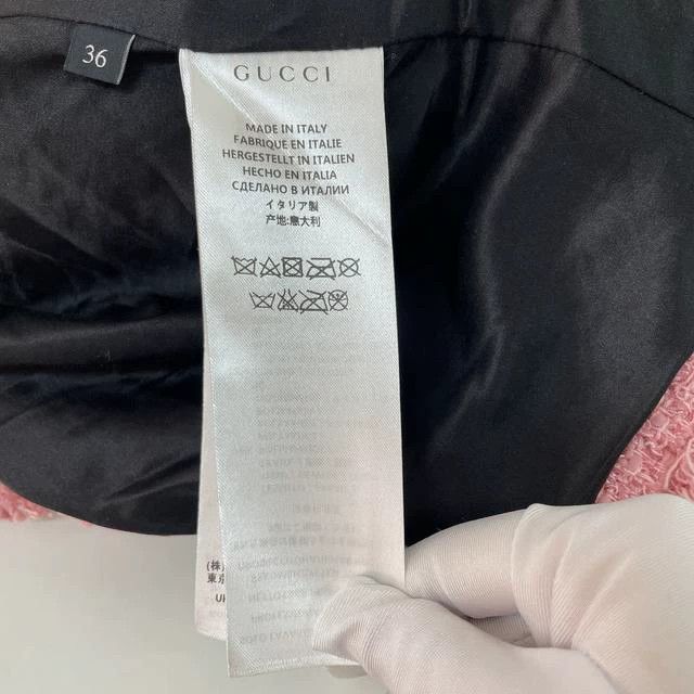 Gucci Gucci Pink tweed coat Size XS / US 0-2 / IT 36-38 - 8 Thumbnail