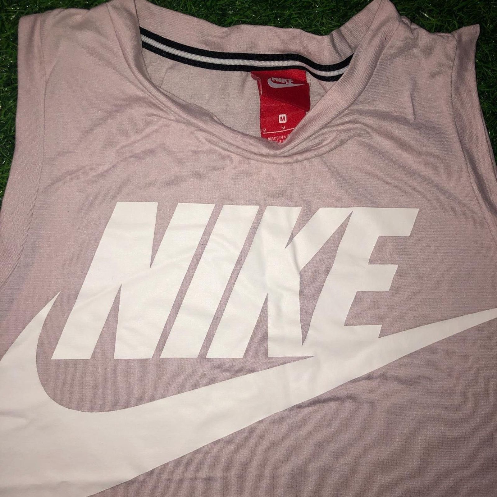 Nike Women’s Pink Nike Graphic Logo Sleeveless Athletic Top Size M / US 6-8 / IT 42-44 - 3 Thumbnail