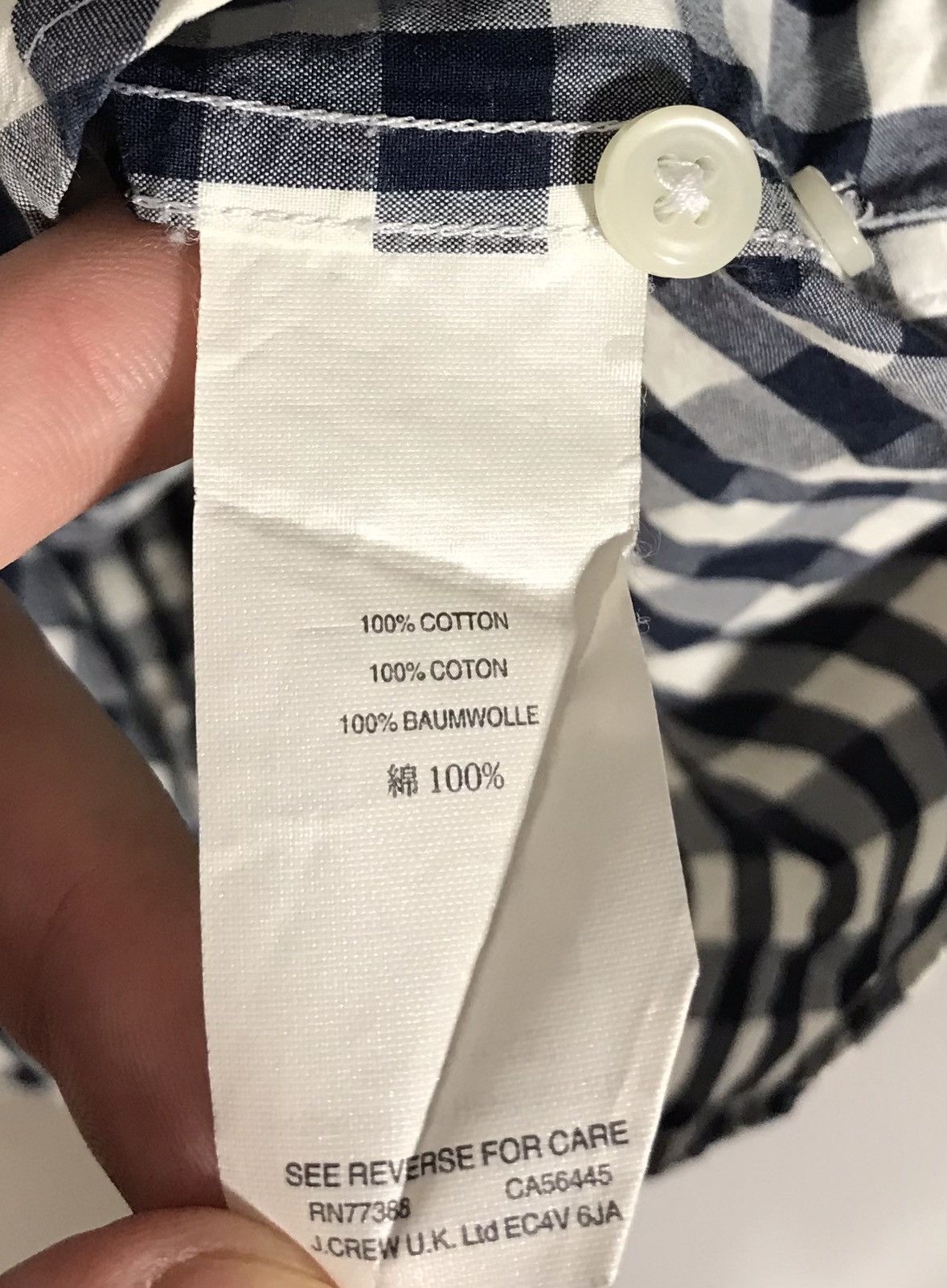 J.Crew J.Crew Plaid Button Shirt Slim Fit Size L Size US L / EU 52-54 / 3 - 6 Thumbnail