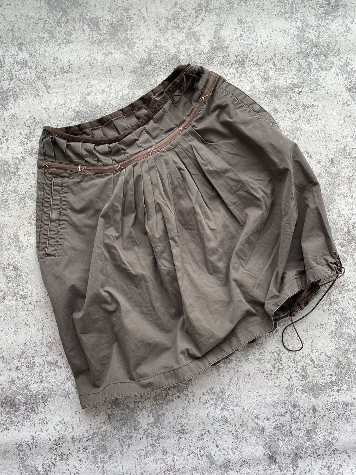 Japanese Brand Maharishi Vintage Cargo Distressed Skirt Size 27" / US 4 / IT 40 - 1 Thumbnail