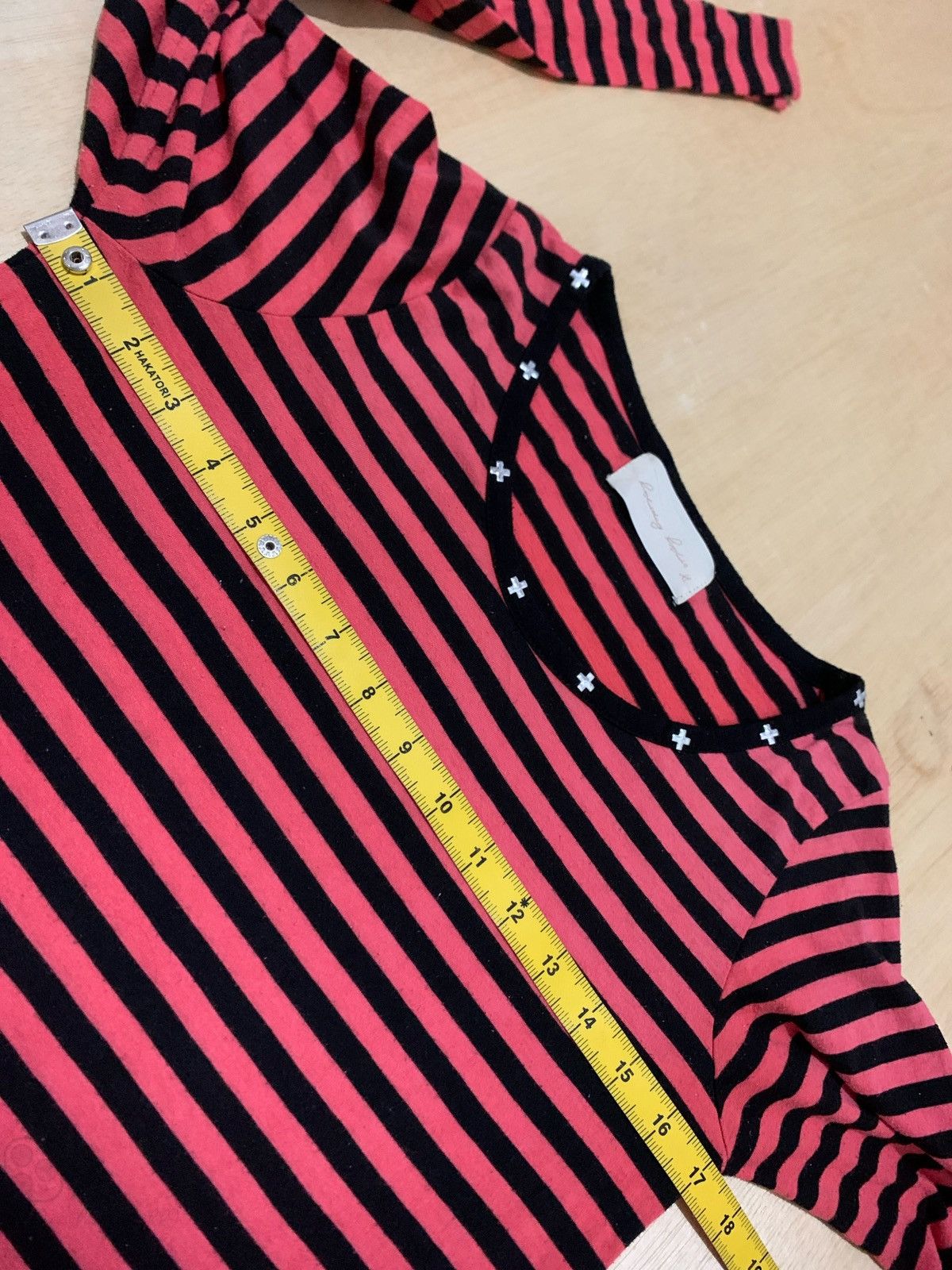 If Six Was Nine × Japanese Brand × Le Grande Bleu (L.G.B.) Y2k Studed Stripe Punk style Longslevee Size US M / EU 48-50 / 2 - 7 Thumbnail