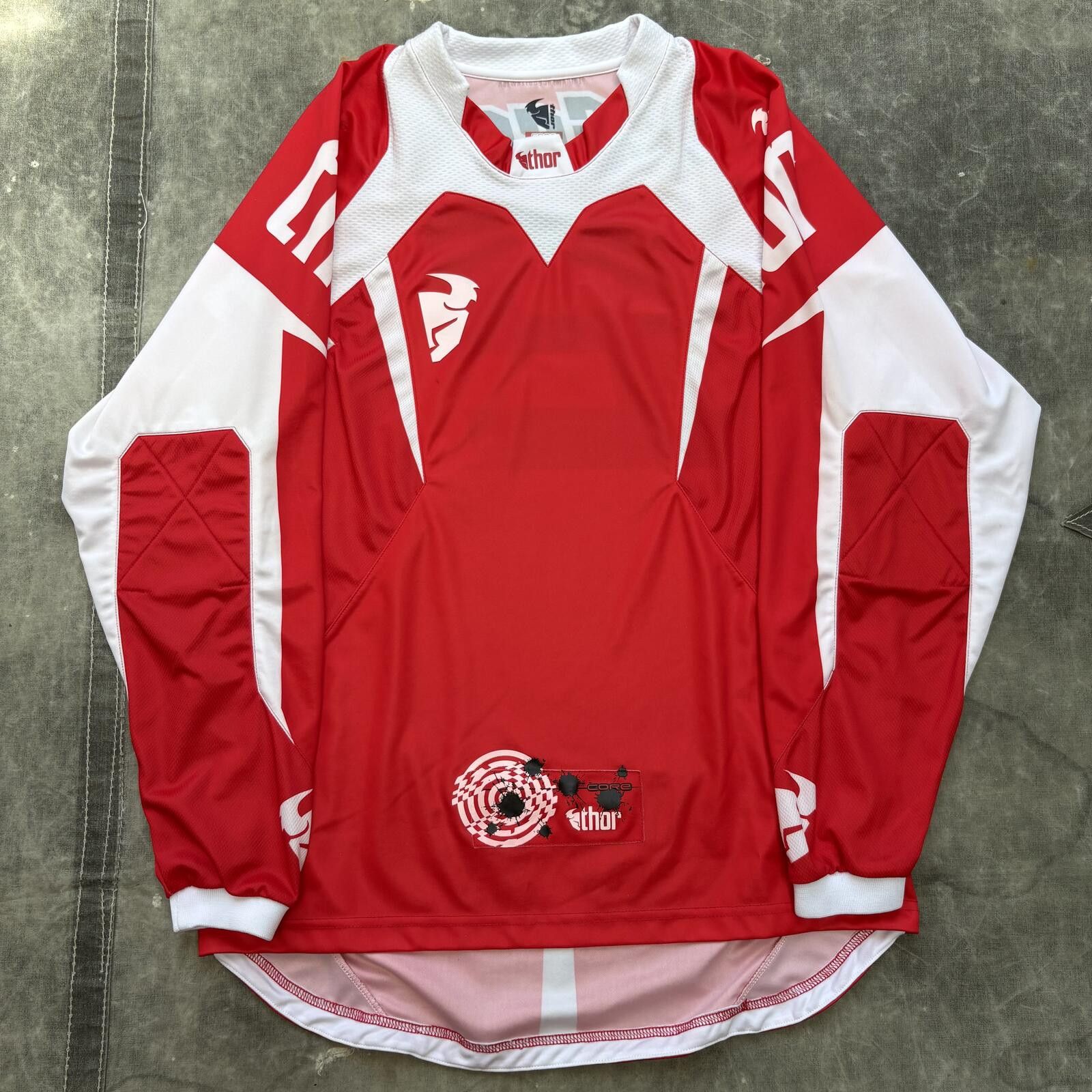 Vintage Vintage Y2K Rare Jeremy McGrath Thor Motocross Sports Jersey Size US M / EU 48-50 / 2 - 2 Thumbnail