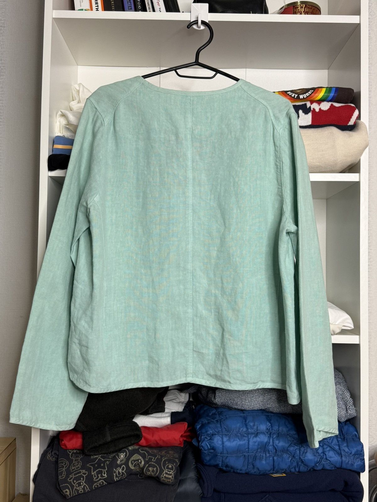 OSKA Oska Turqouise Linen blazer size 2 Size M / US 6-8 / IT 42-44 - 7 Thumbnail