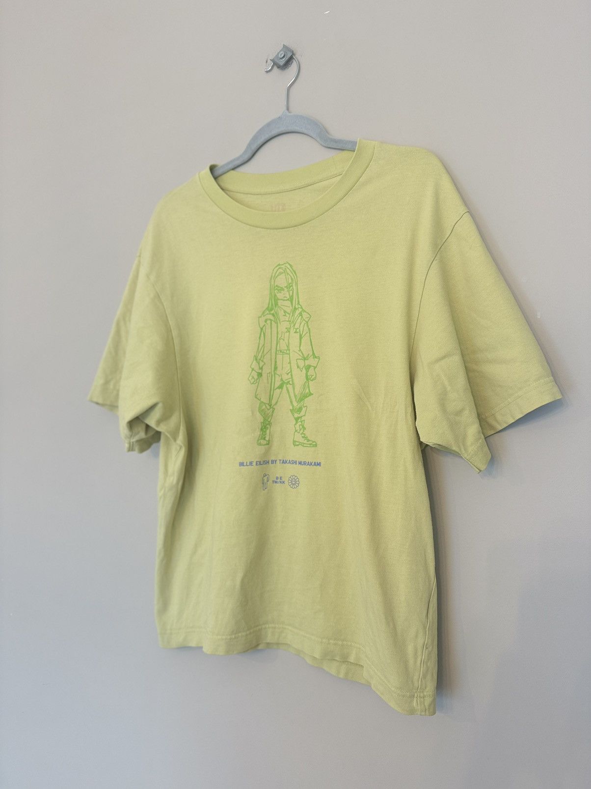 Billie Eilish × Takashi Murakami × Uniqlo Billie Eilish x Uniqlo x Takashi Murakami tshirt yellow rare Size US M / EU 48-50 / 2 - 2 Thumbnail