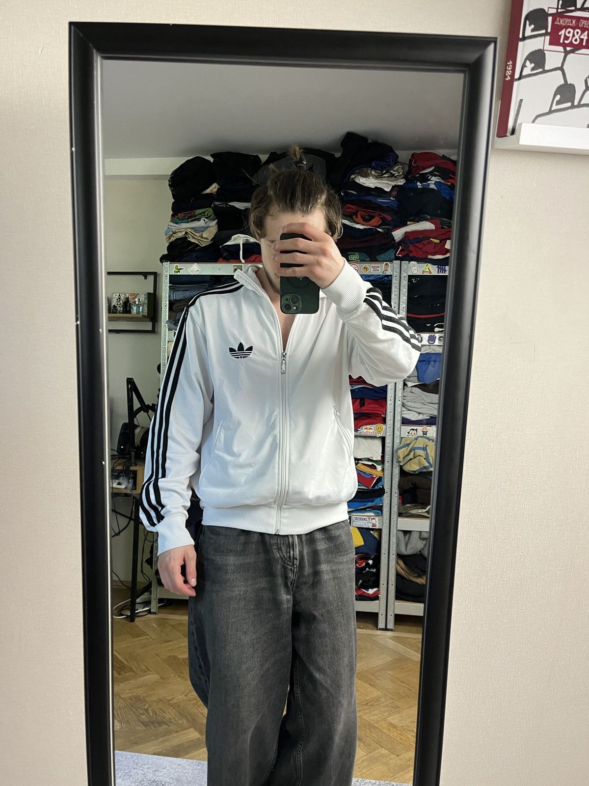 Adidas Vintage 00’s Adidas Track Jacket Striped Y2K White Rare Hype Size US L / EU 52-54 / 3 - 2 Thumbnail
