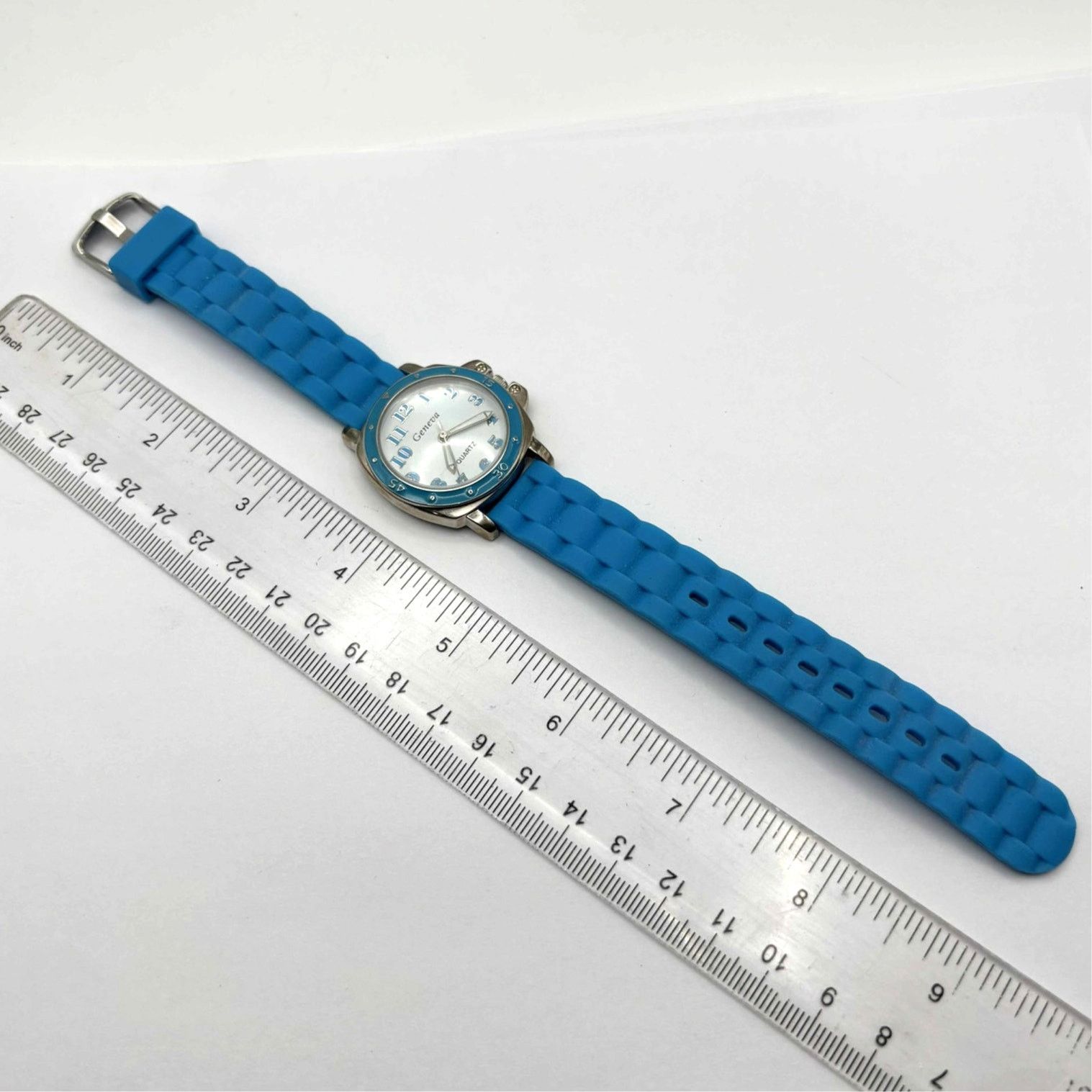 Geneva Blue & Silver Men's Watch Size ONE SIZE - 4 Thumbnail