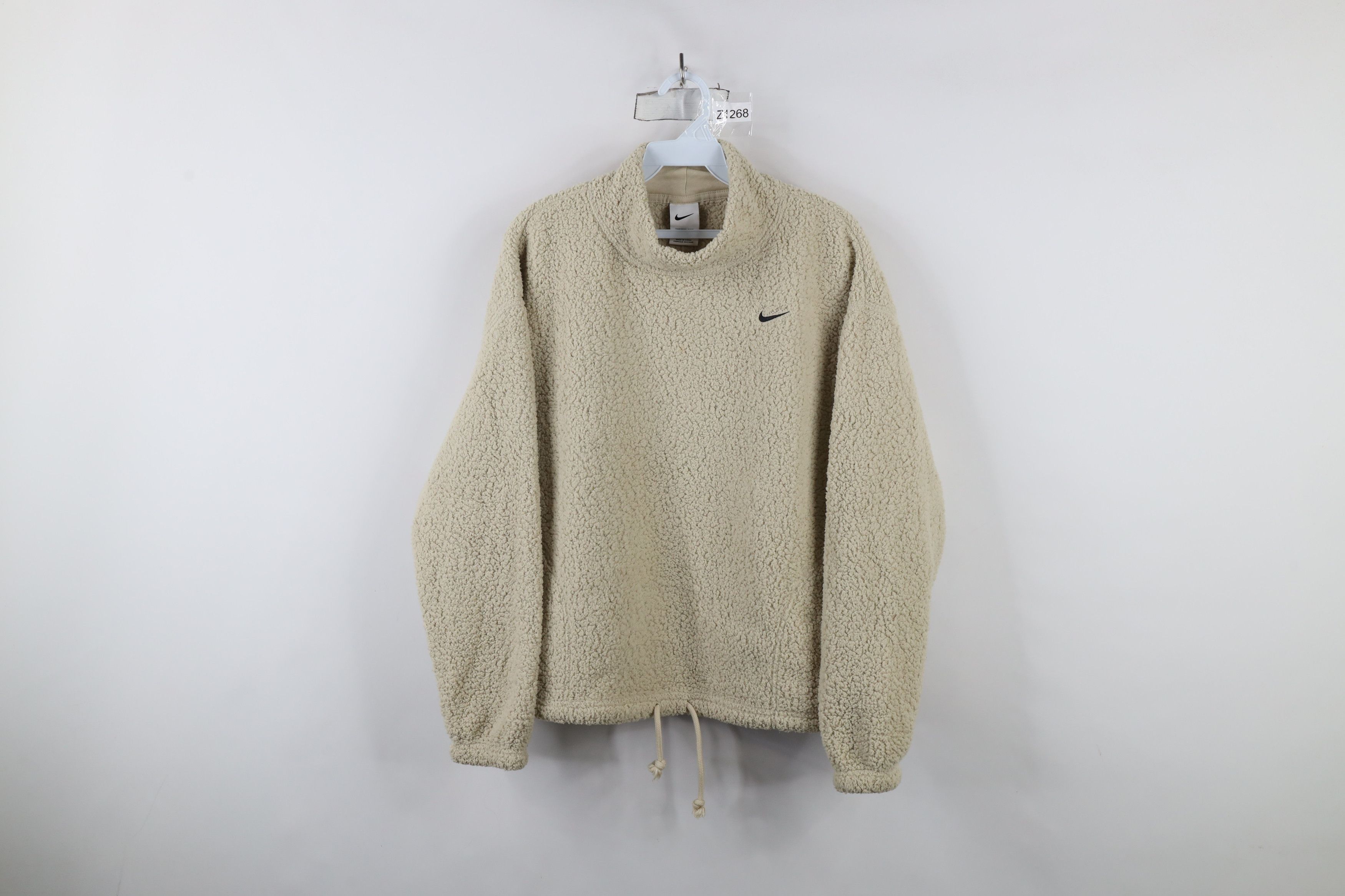 Nike × Vintage Nike Therma Scott Mini Swoosh Deep Pile Fleece Sweater Size S / US 4 / IT 40 - 1 Thumbnail