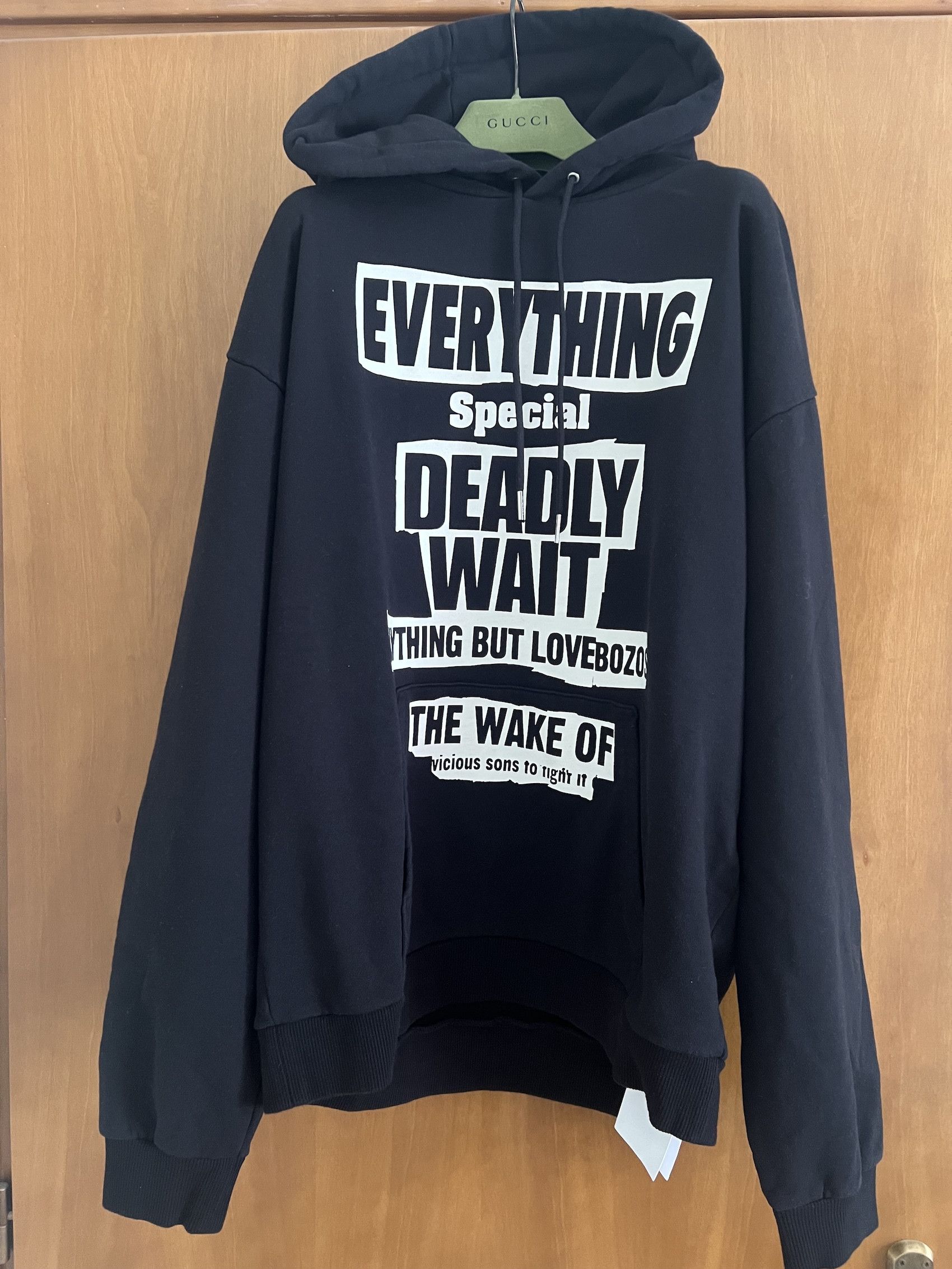Celine × Hedi Slimane Hoodie Text Print Size US L / EU 52-54 / 3 - 1 Thumbnail