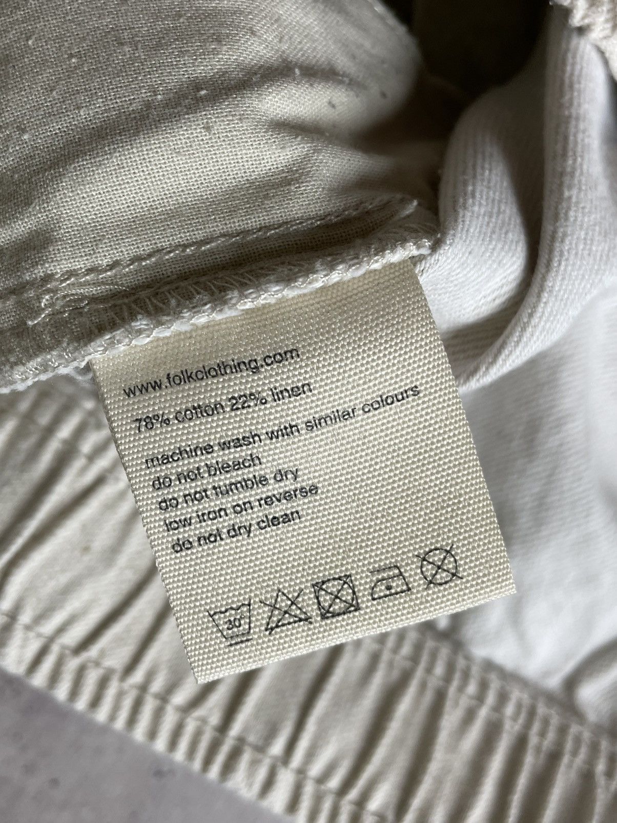 Folk Folk cotton linen casual pants Size US 34 / EU 50 - 9 Thumbnail