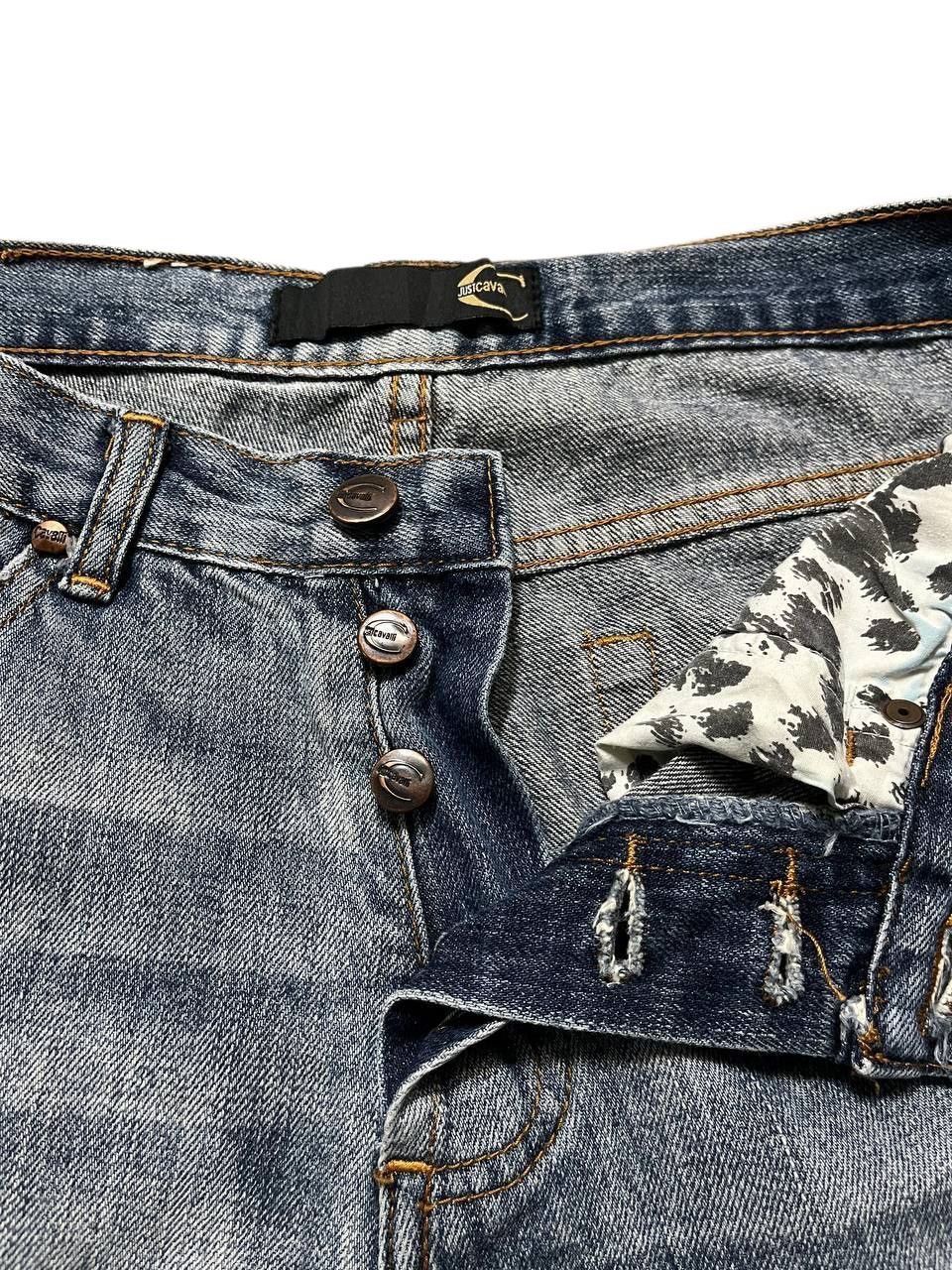 Just Cavalli Flare jeans just cavalli tiger claw faded distressed denim Size US 29 - 4 Thumbnail