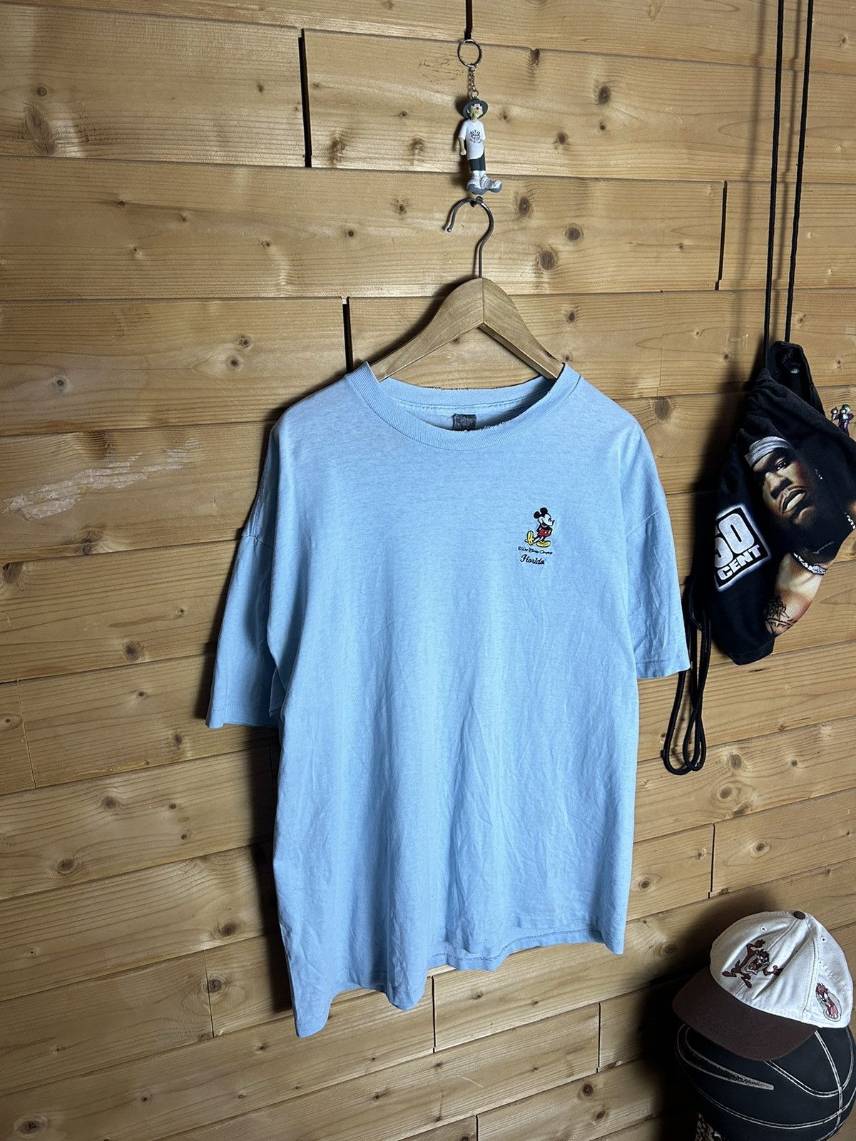 Disney Vintage 80s Disney Mickey Mouse single stitch t shirt Size US XXL / EU 58 / 5 - 2 Thumbnail