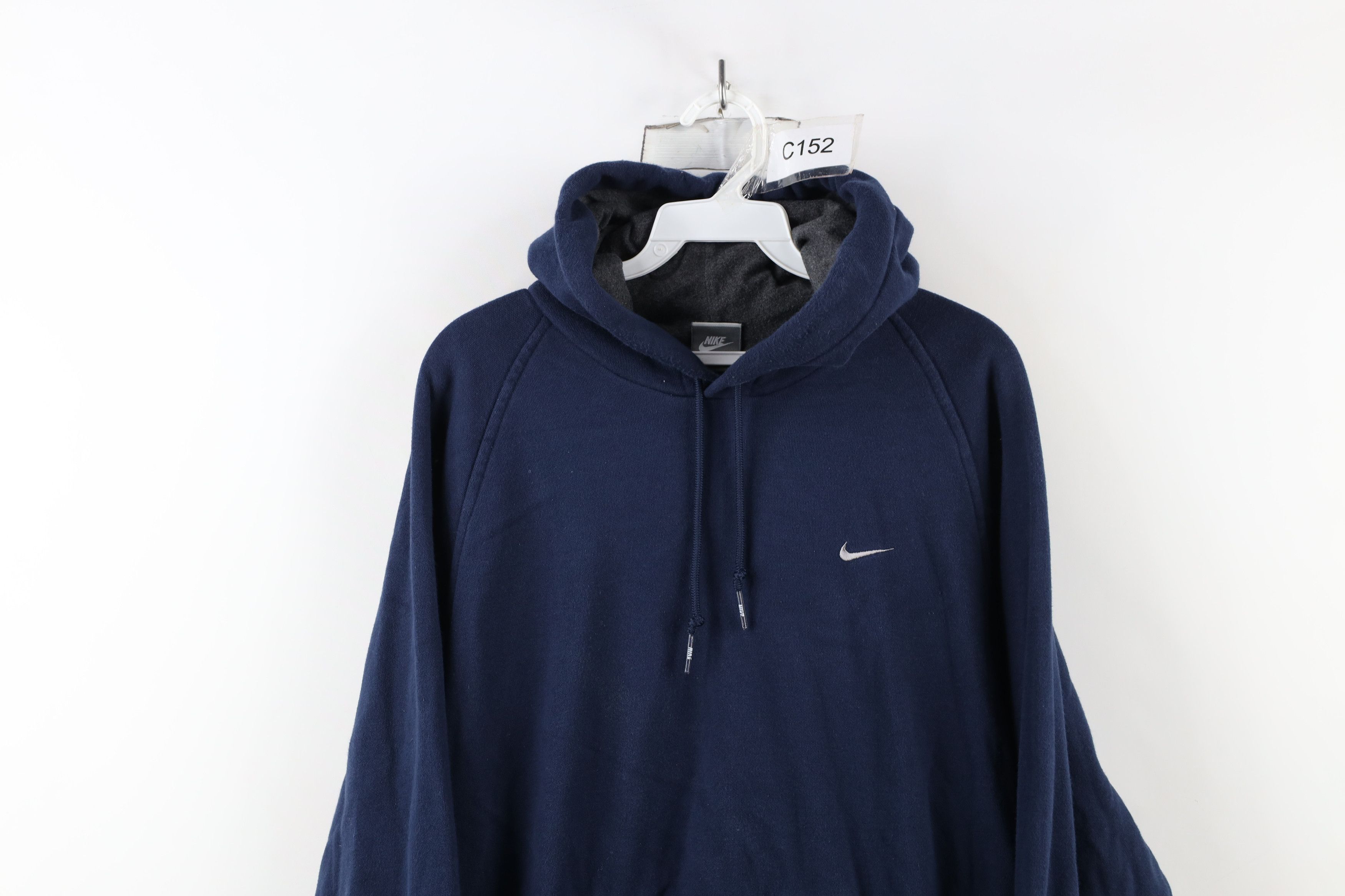 Nike × Vintage Vintage Y2K Nike Travis Scott Mini Swoosh Hoodie Sweatshirt Size US M / EU 48-50 / 2 - 2 Thumbnail
