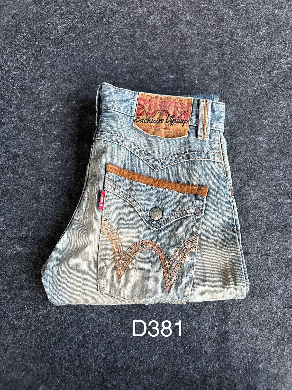 If Six Was Nine Edwin Exclusive Tokyo Japan Mudwash Vintage Denim D381 Size US 32 / EU 48 - 19 Thumbnail