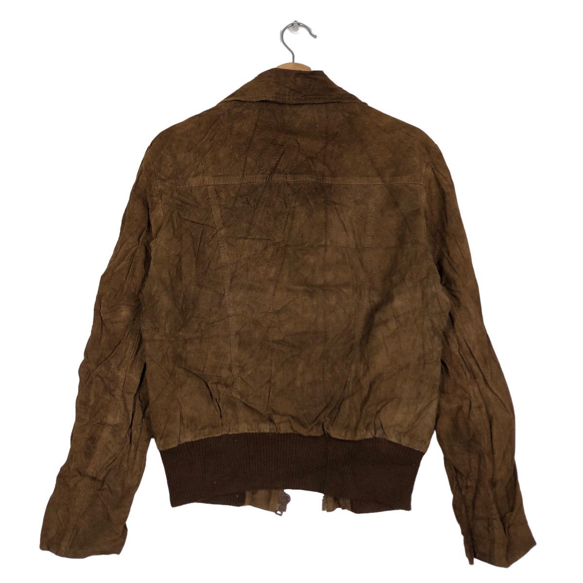 Japanese Brand 🔥Rare Genuine Leather Bomber Jacket Issey Miyake Size US L / EU 52-54 / 3 - 8 Thumbnail