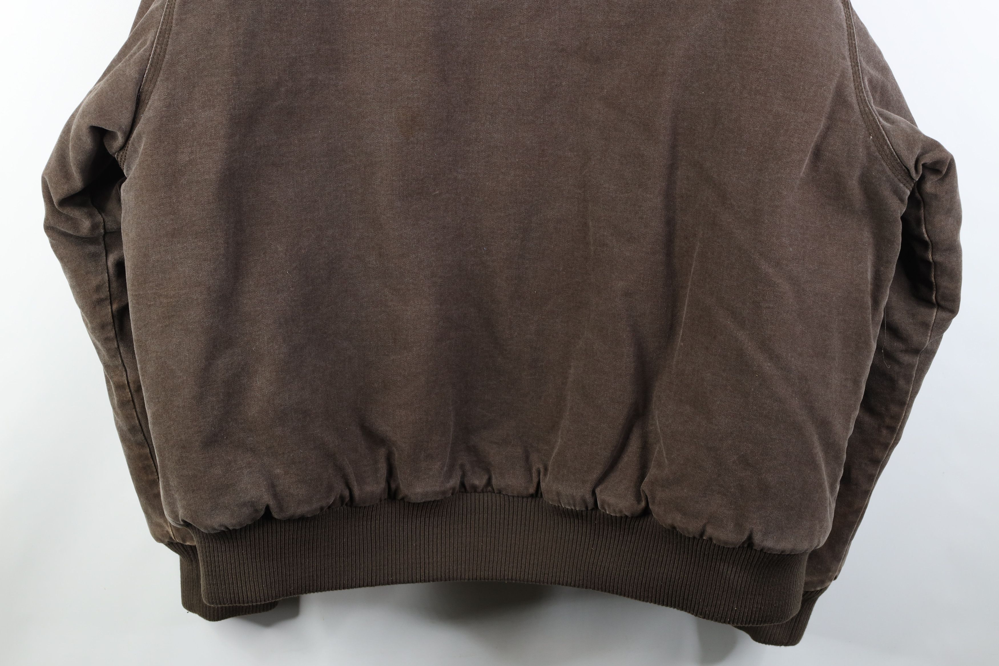 Cabelas Vintage 90s Cabelas Canvas Quilted Cape Hooded Jacket Brown Size US XL / EU 56 / 4 - 16 Thumbnail