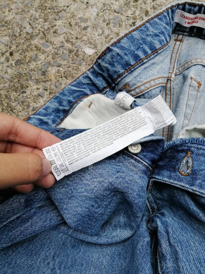 Designer × Mango Leandra Medine X Mango FW19 Collection Denim Jeans Size 26" / US 2 / IT 38 - 4 Thumbnail