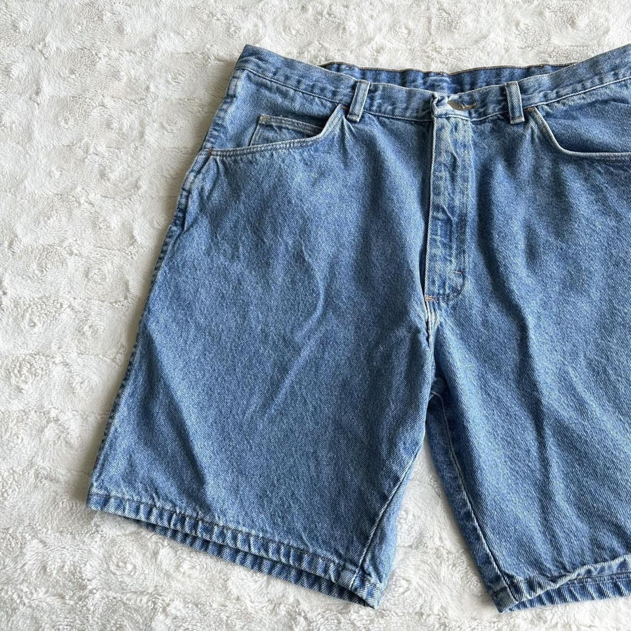 Wrangler Vintage Wrangler Denim Shorts Jorts Mens 33 (Tag 36) Blue Size US 33 - 6 Thumbnail