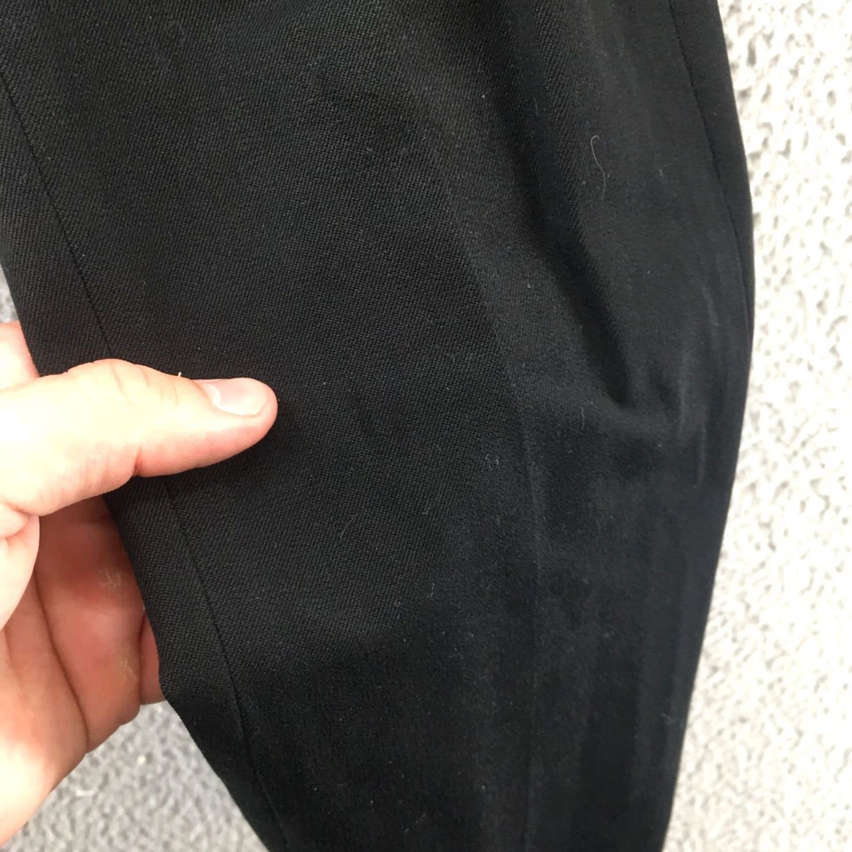 Banana Republic Banana Republic Sloan Ankle Pants Womens 4 Black Flat Front Zip Fly Low Rise Skinny? No, Straight leg. Size 27" / US 4 / IT 40 - 5 Thumbnail