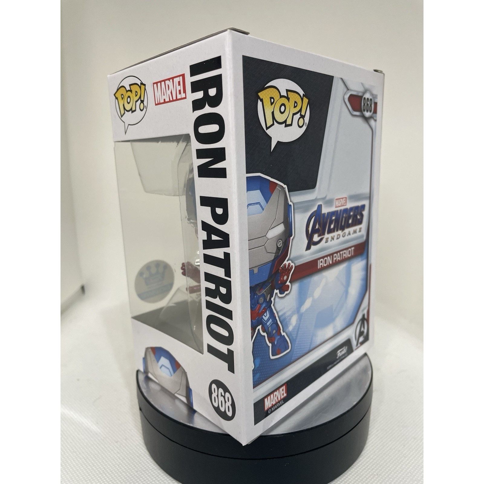 Marvel Comics Funko Pop Iron Patriot (Metallic) - Funko (Exclusive) #868 Size ONE SIZE - 4 Thumbnail