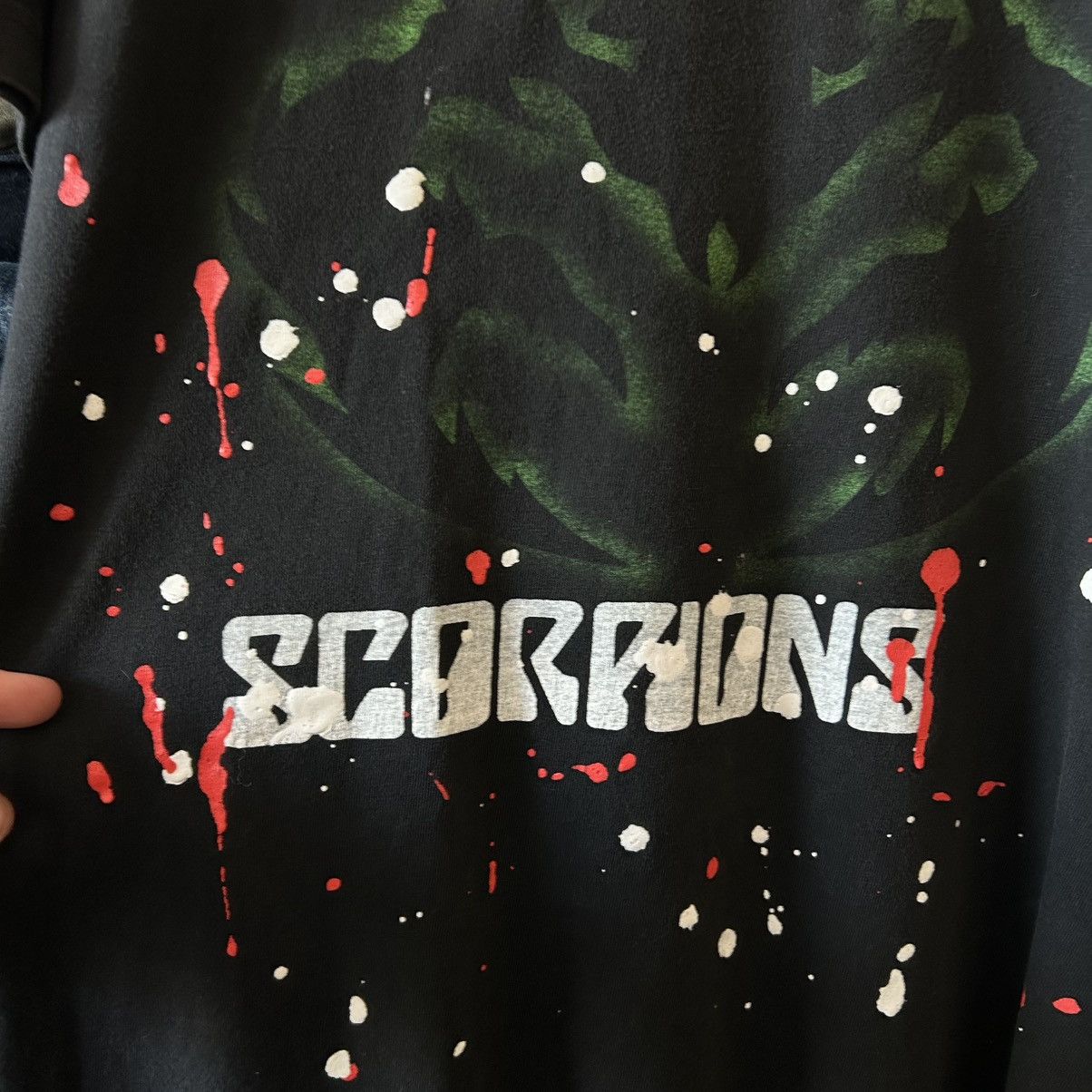Band Tees Vintage Scorpions Big Graphic Logo 90’s Rock Band tee Size US XL / EU 56 / 4 - 3 Thumbnail