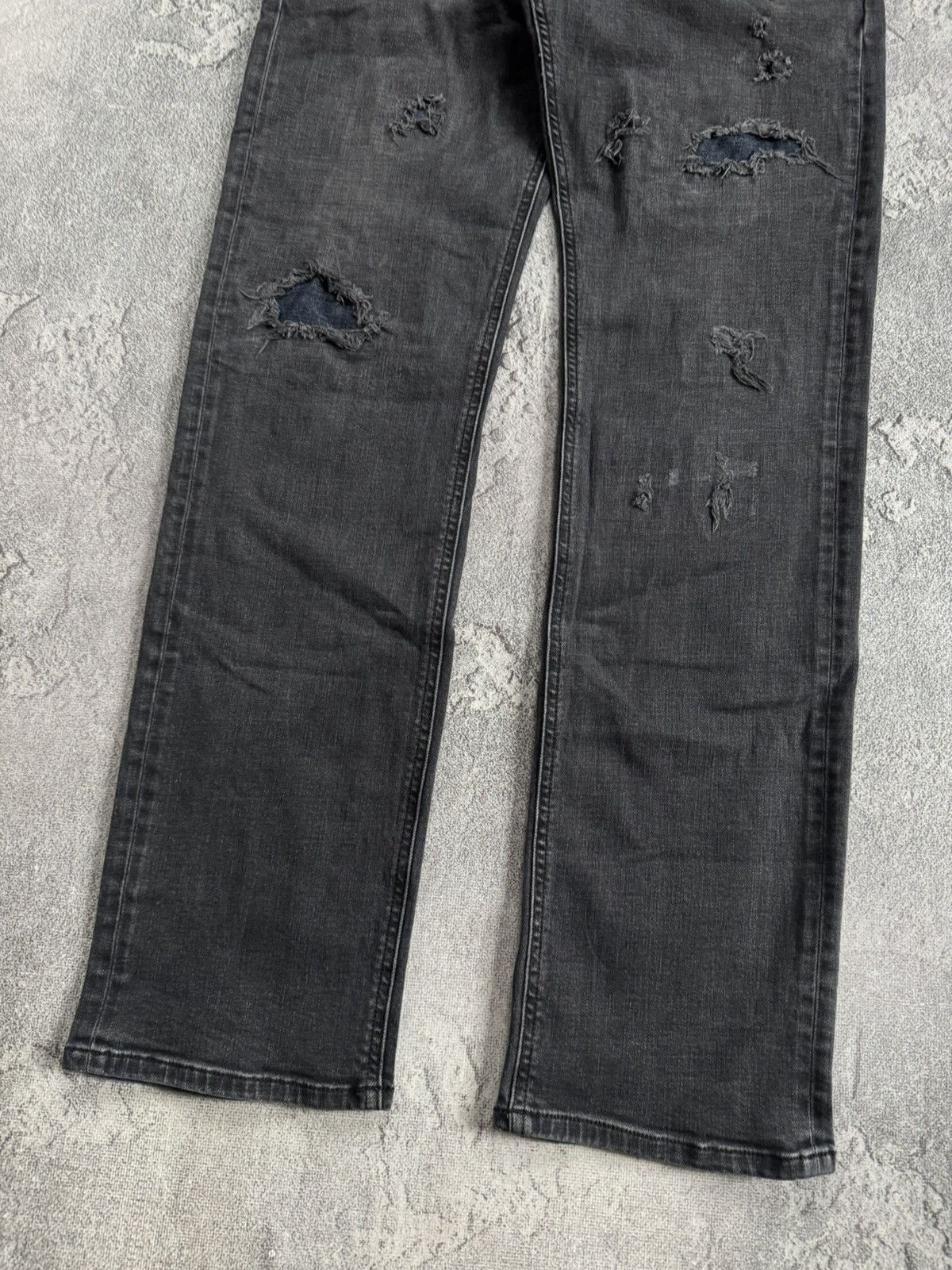 Diesel Diesel 34/32 Larkee Distressed denim pants jeans trousers Size US 34 / EU 50 - 6 Thumbnail