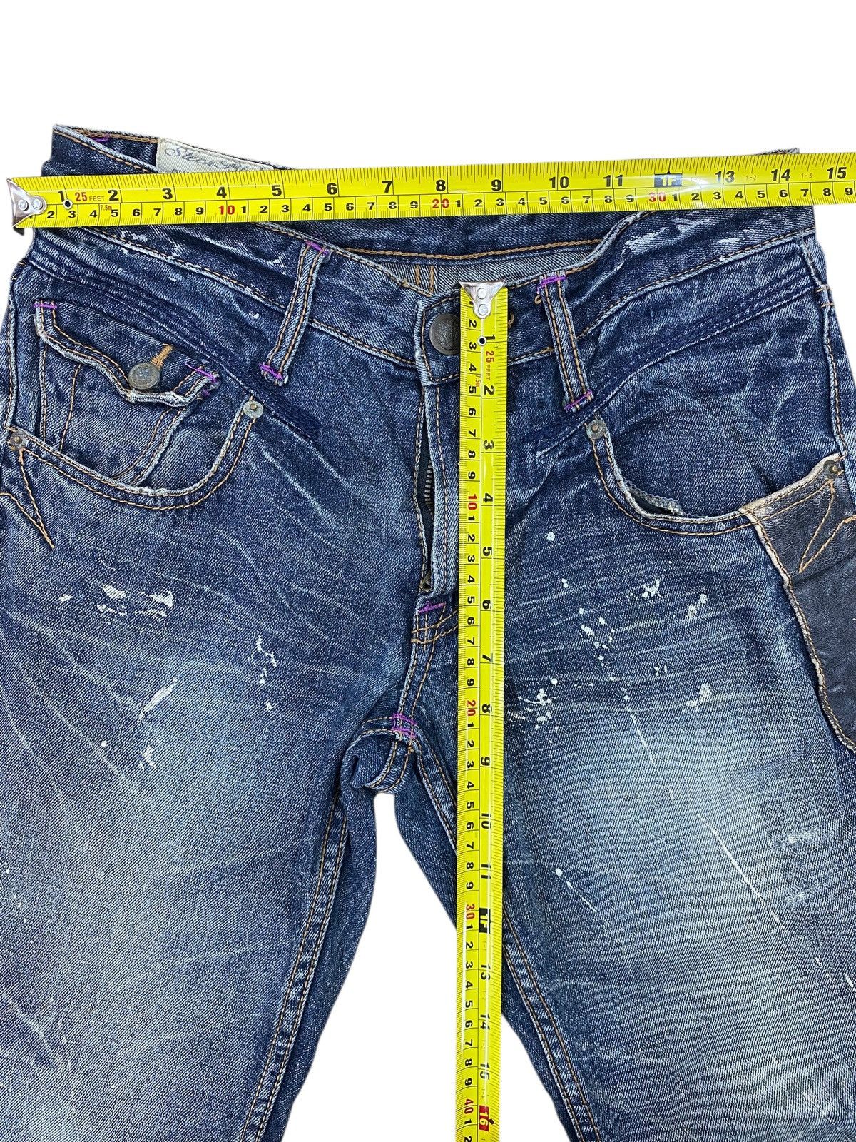 Japanese Brand Japanese Brand Splated Paint Style Bootcut Jeans Size US 29 - 7 Thumbnail
