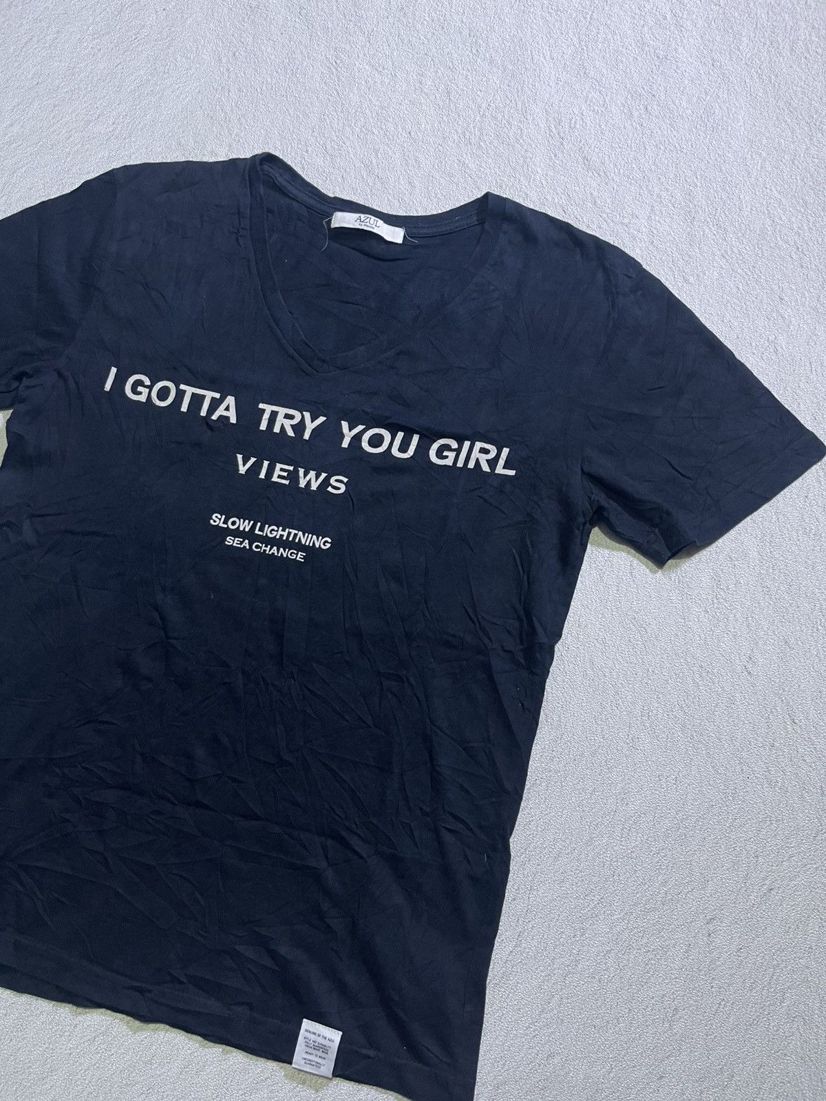 Hysteric Glamour Y2K AZUL short tshirt big print back style Size US M / EU 48-50 / 2 - 5 Thumbnail