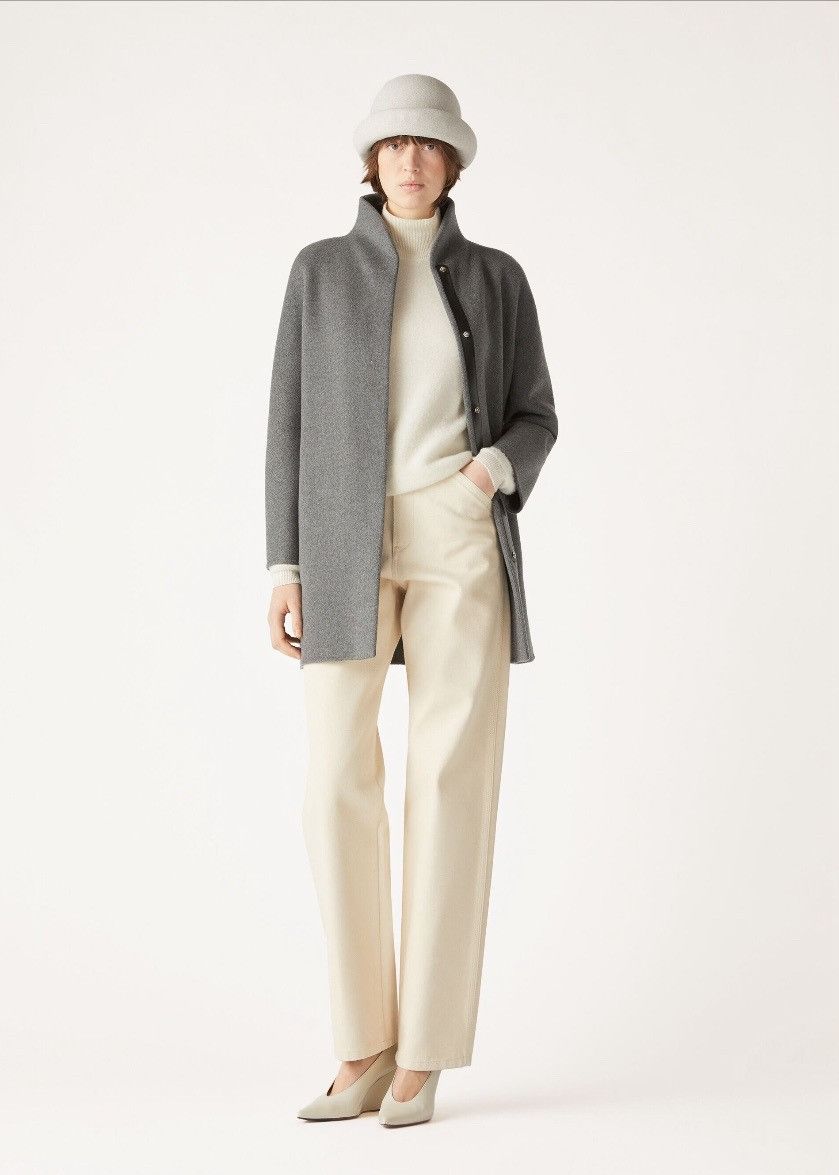 Loro Piana o1srvl11e0725 FAO2888 Turtleneck Sweater in White Size S / US 4 / IT 40 - 4 Thumbnail