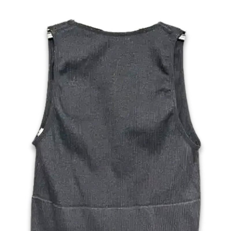 Other Priceless Crop Top Ribbed V-Neckline Sleeveless Black W S/M Size M / US 6-8 / IT 42-44 - 5 Thumbnail