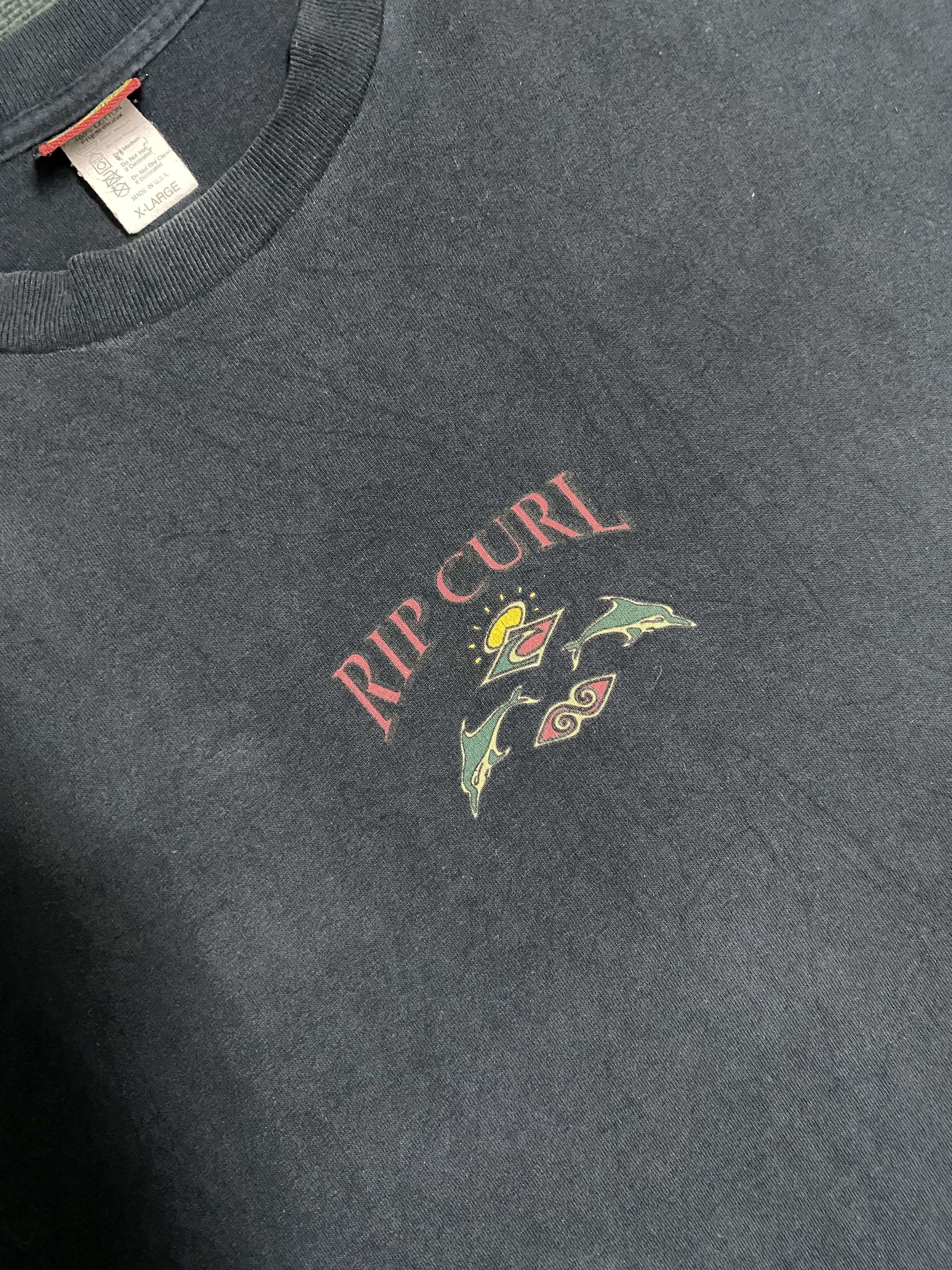 Rip Curl Vintage Rip Curl Destroy waves Not Beaches Shirts Size US XL / EU 56 / 4 - 3 Thumbnail