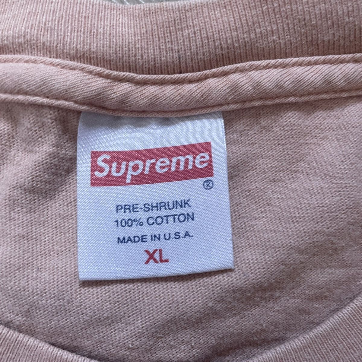 Supreme Supreme SS16 Beach T Shirt in Peach Size US XL / EU 56 / 4 - 4 Thumbnail