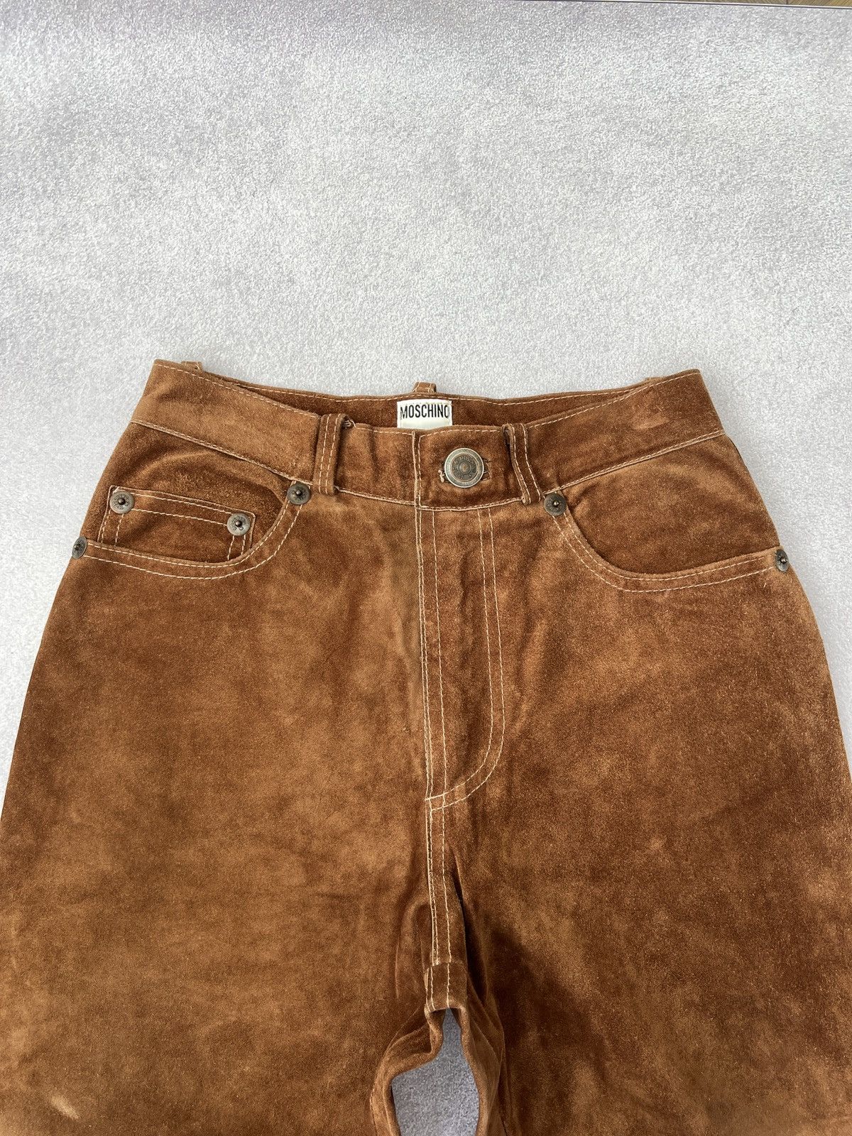 Designer × Moschino × Vintage Vintage Moschino Leather Women’s Rare Pants Cowboy Style Size 30" / US 8 / IT 44 - 10 Thumbnail