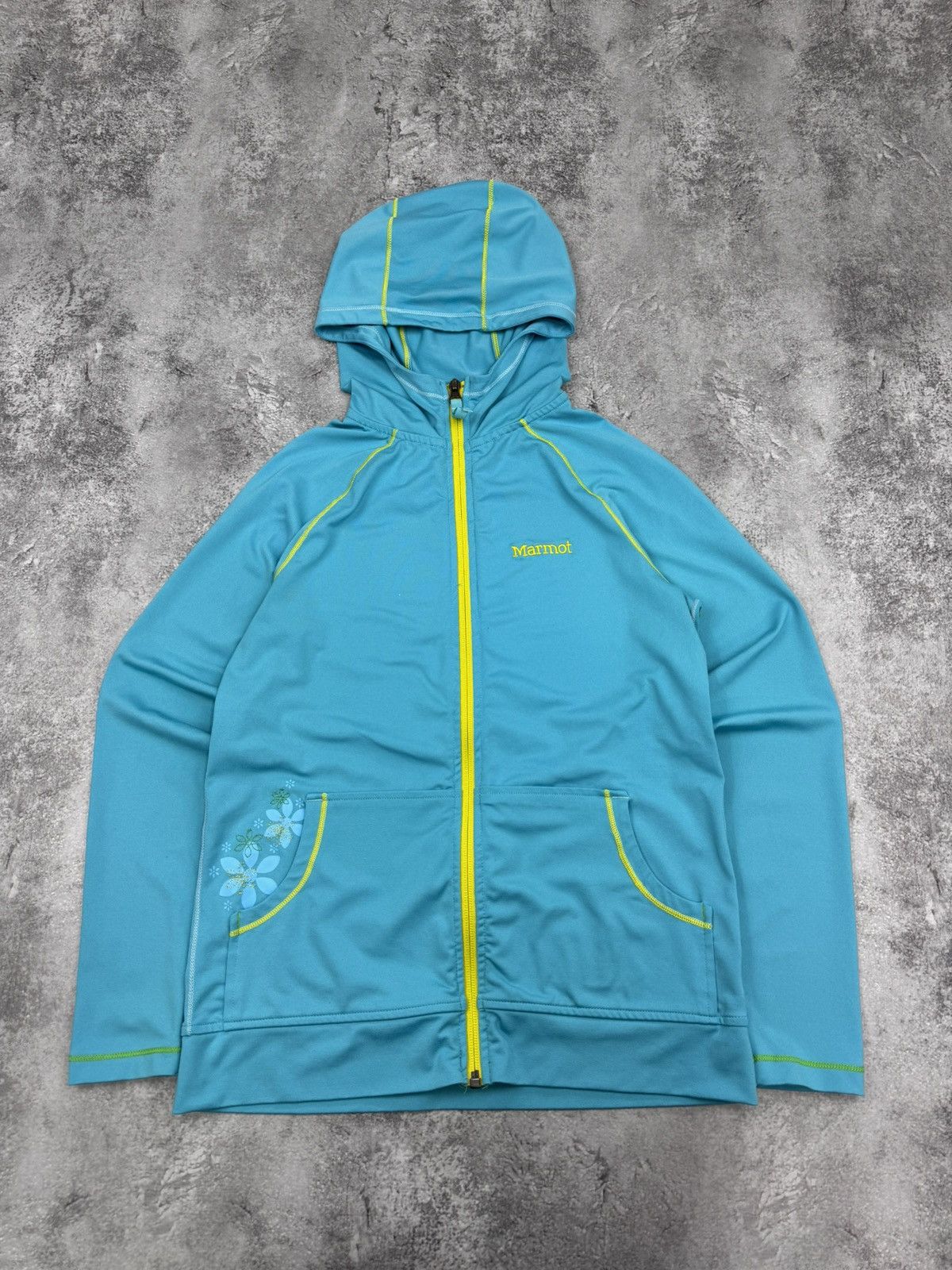 Marmot Marmot Women Thermal Zip Hoodie Turquoise Size L Size L / US 10 / IT 46 - 1 Thumbnail